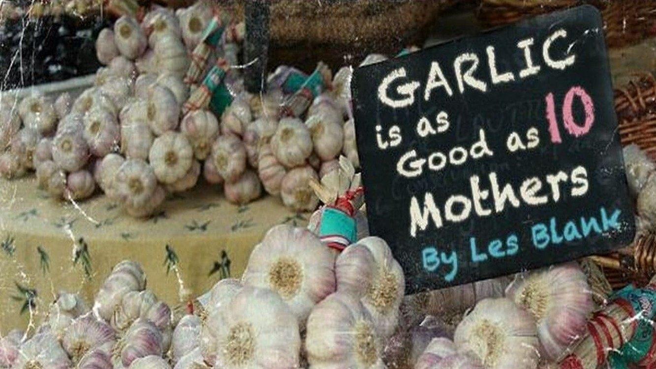 Backdrop for Garlic Is as Good as Ten Mothers