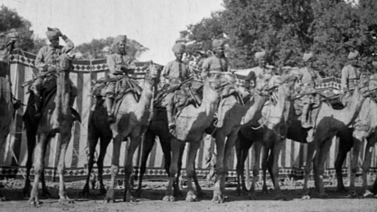 Backdrop for Indian Scene of Procession