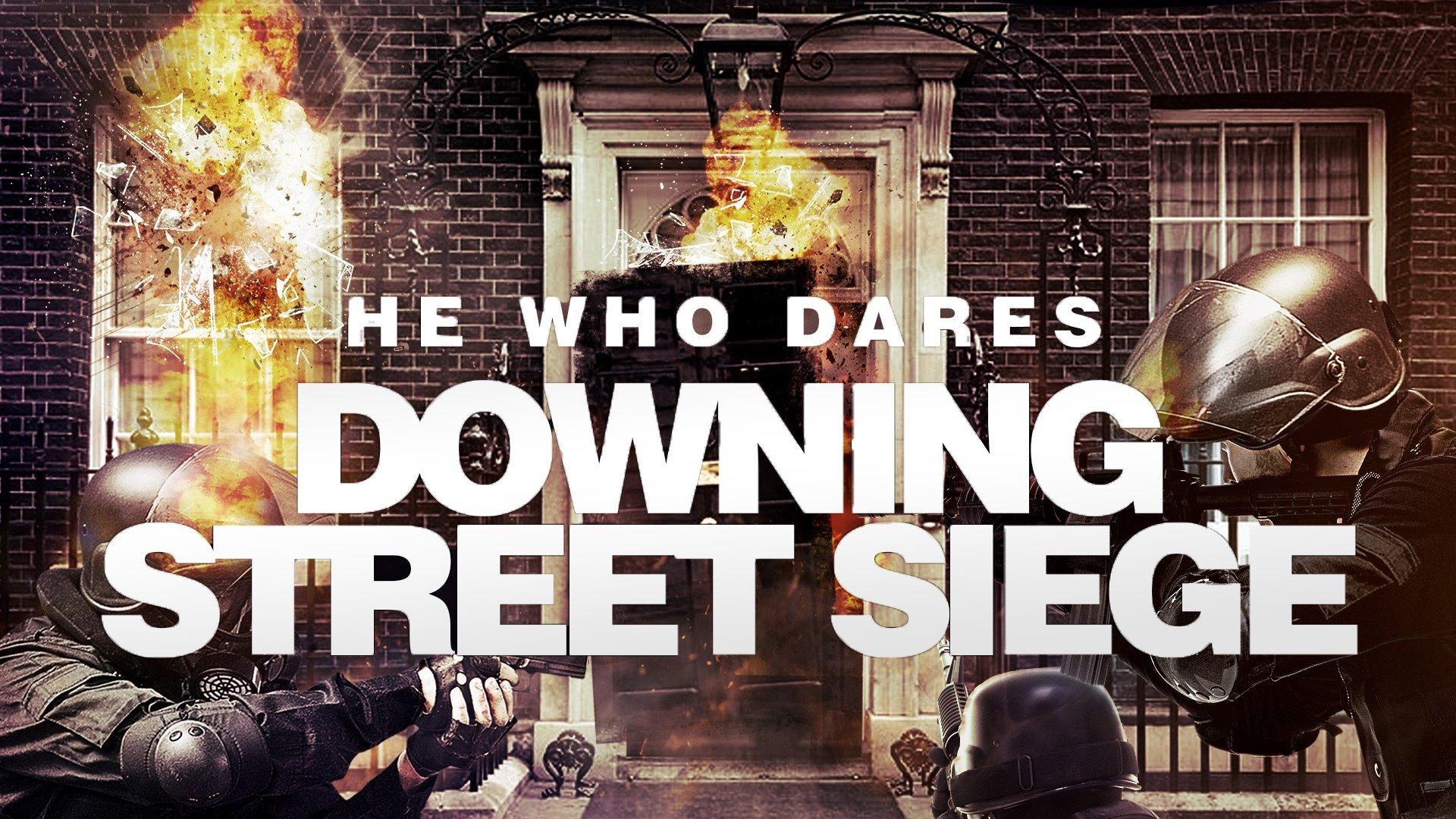 Backdrop for He Who Dares: Downing Street Siege