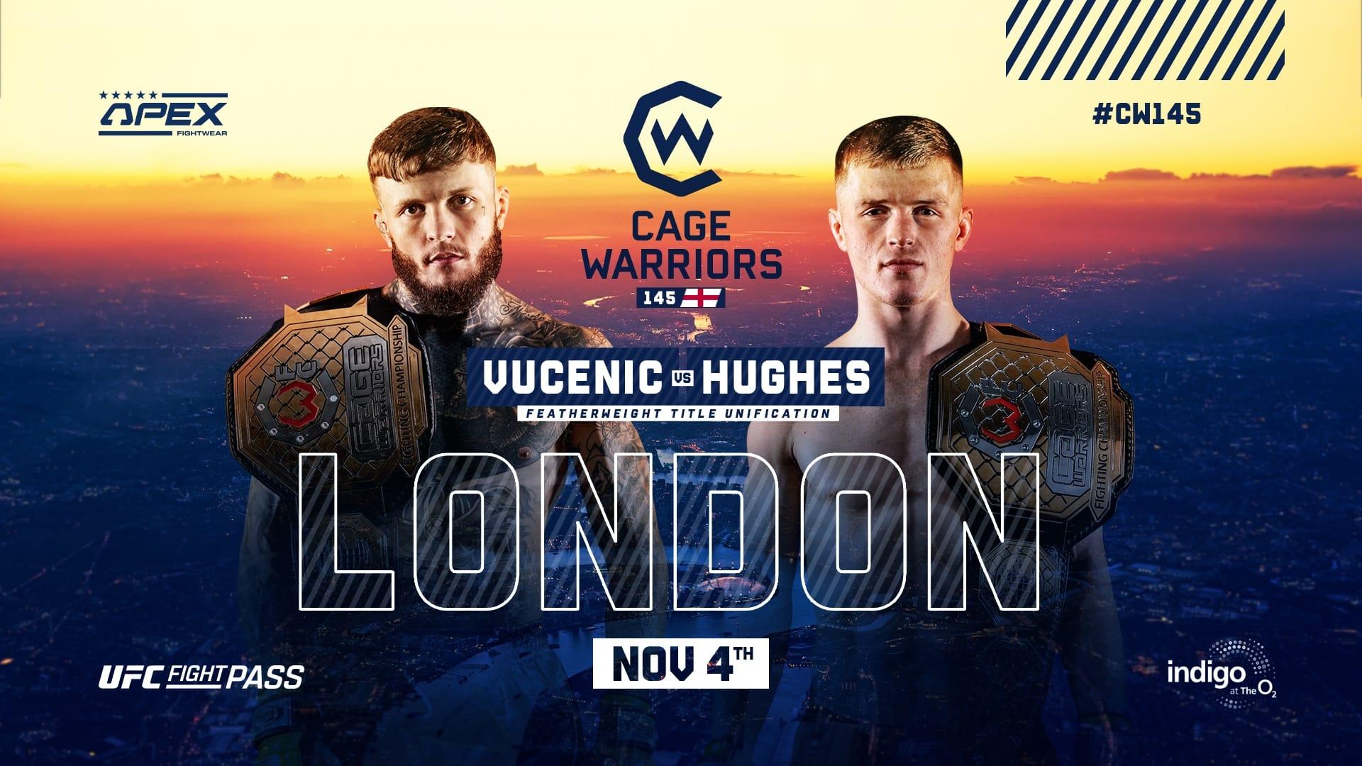 Backdrop for Cage Warriors 145: London