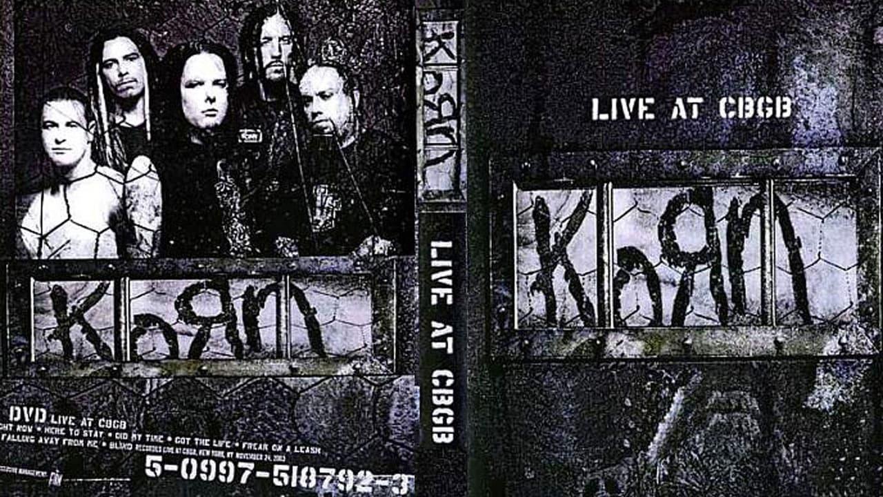 Backdrop for Korn - Live at CBGB's