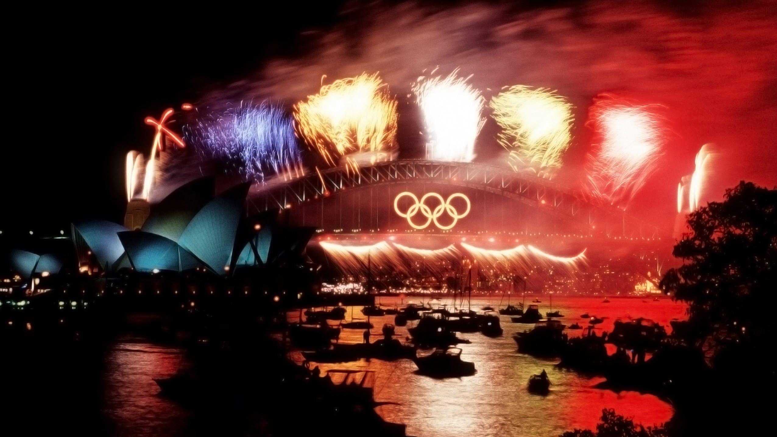 Backdrop for Sydney 2000 Olympics Closing Ceremony