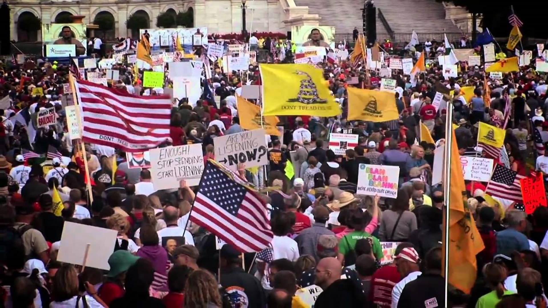 Backdrop for The Billionaires' Tea Party