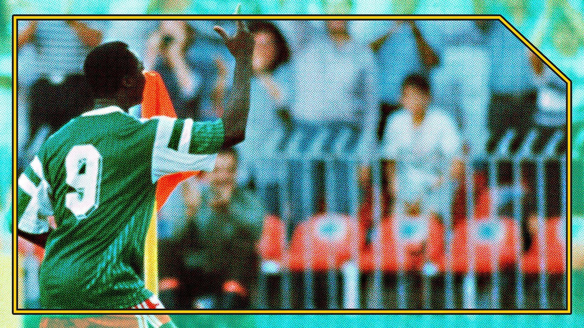 Backdrop for Green Lions: Cameroon 90