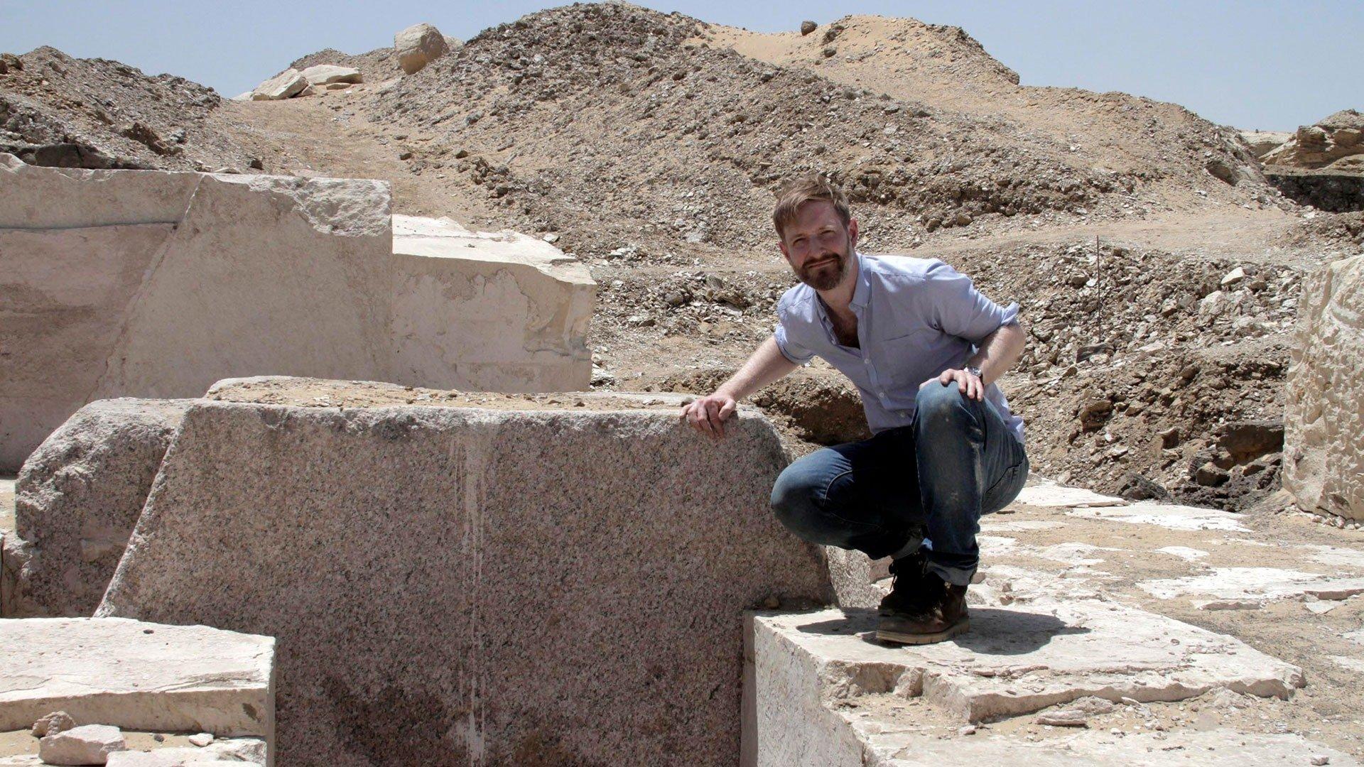 Backdrop for Egypt's Lost Pyramid