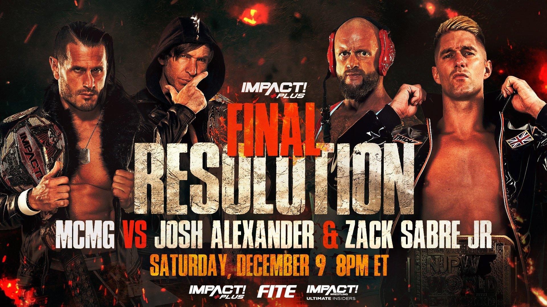 Backdrop for IMPACT Wrestling: Final Resolution 2023