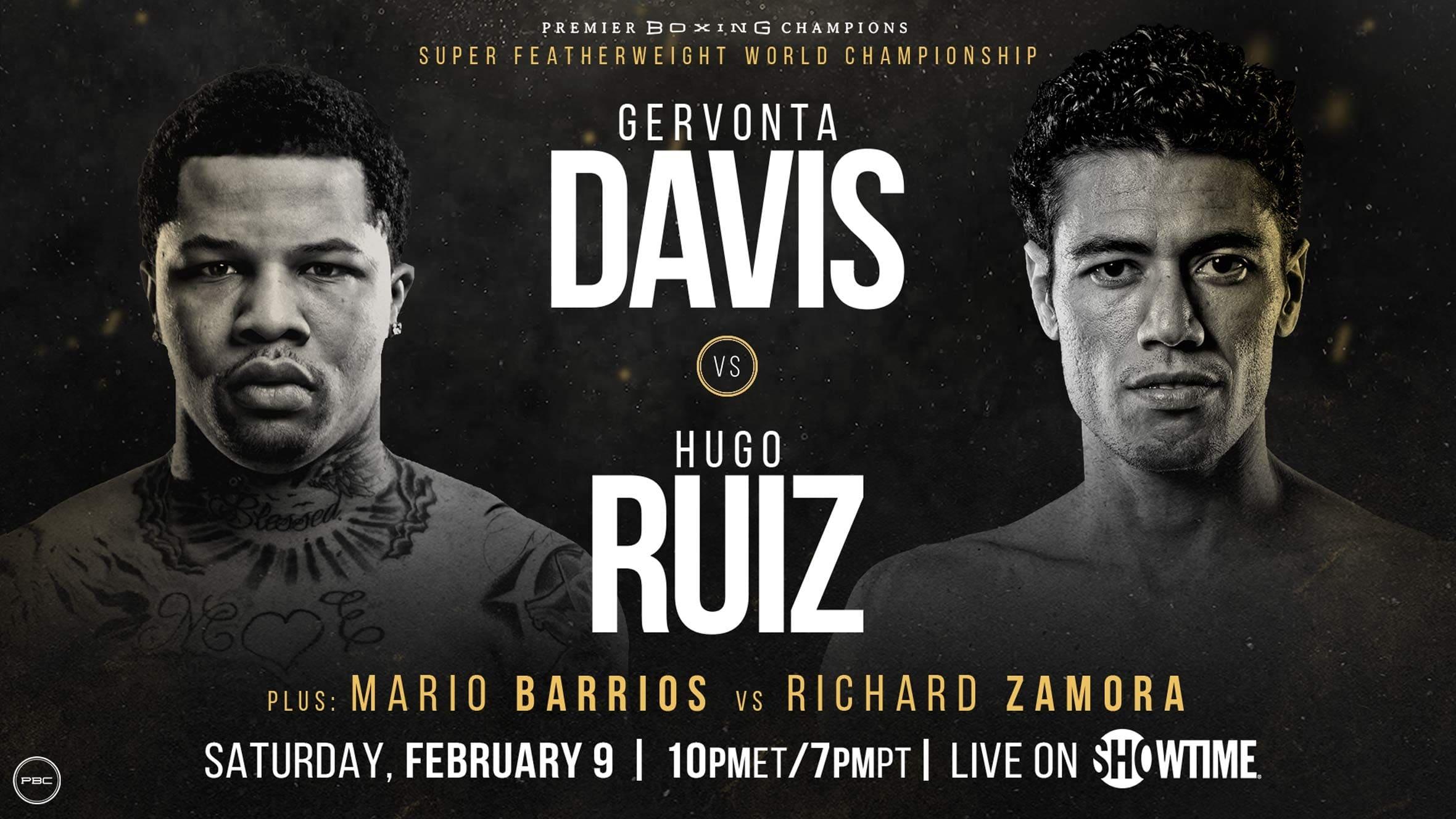 Backdrop for Gervonta Davis vs. Hugo Ruiz