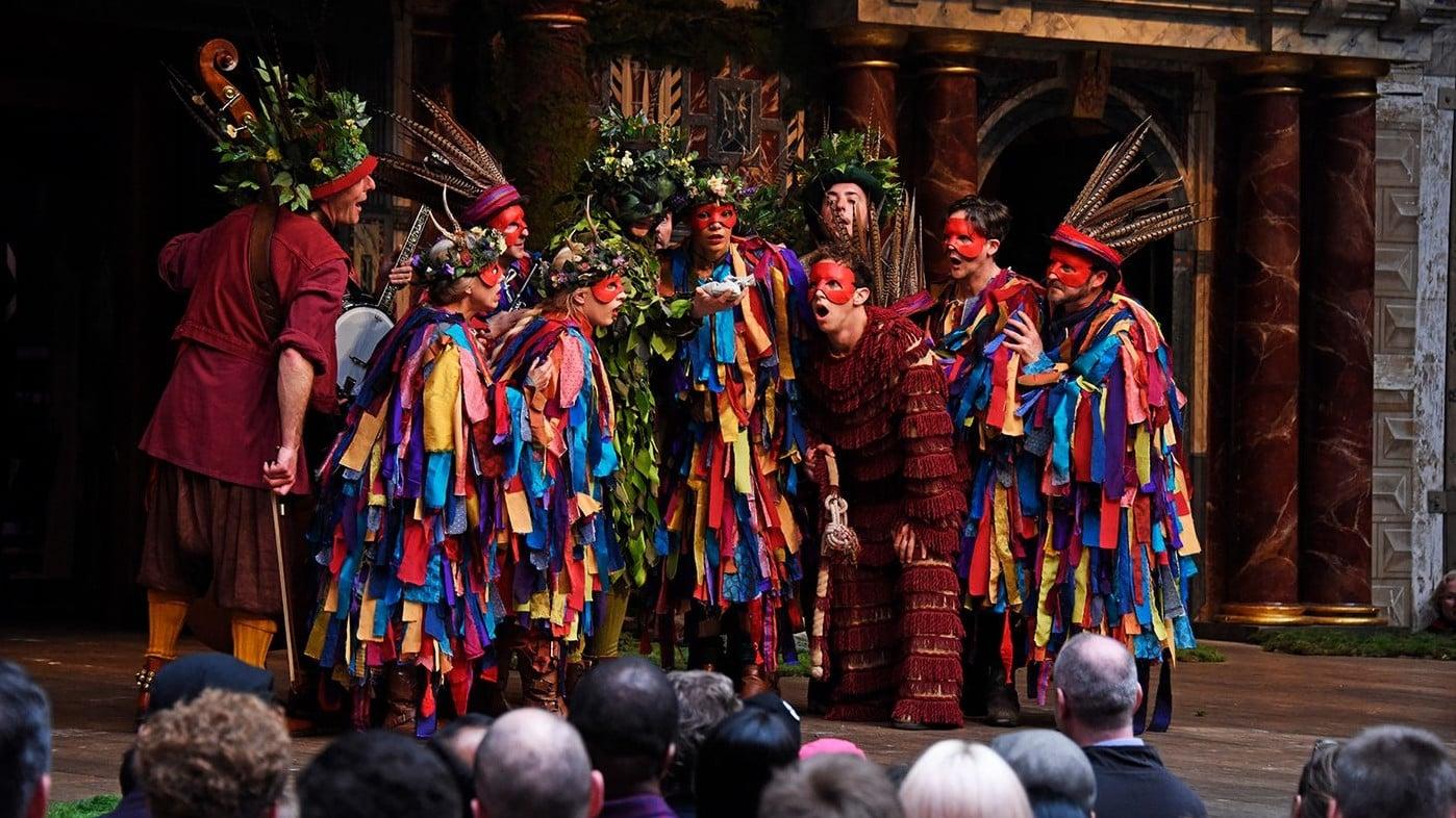 Backdrop for The Two Noble Kinsmen - Live at Shakespeare's Globe