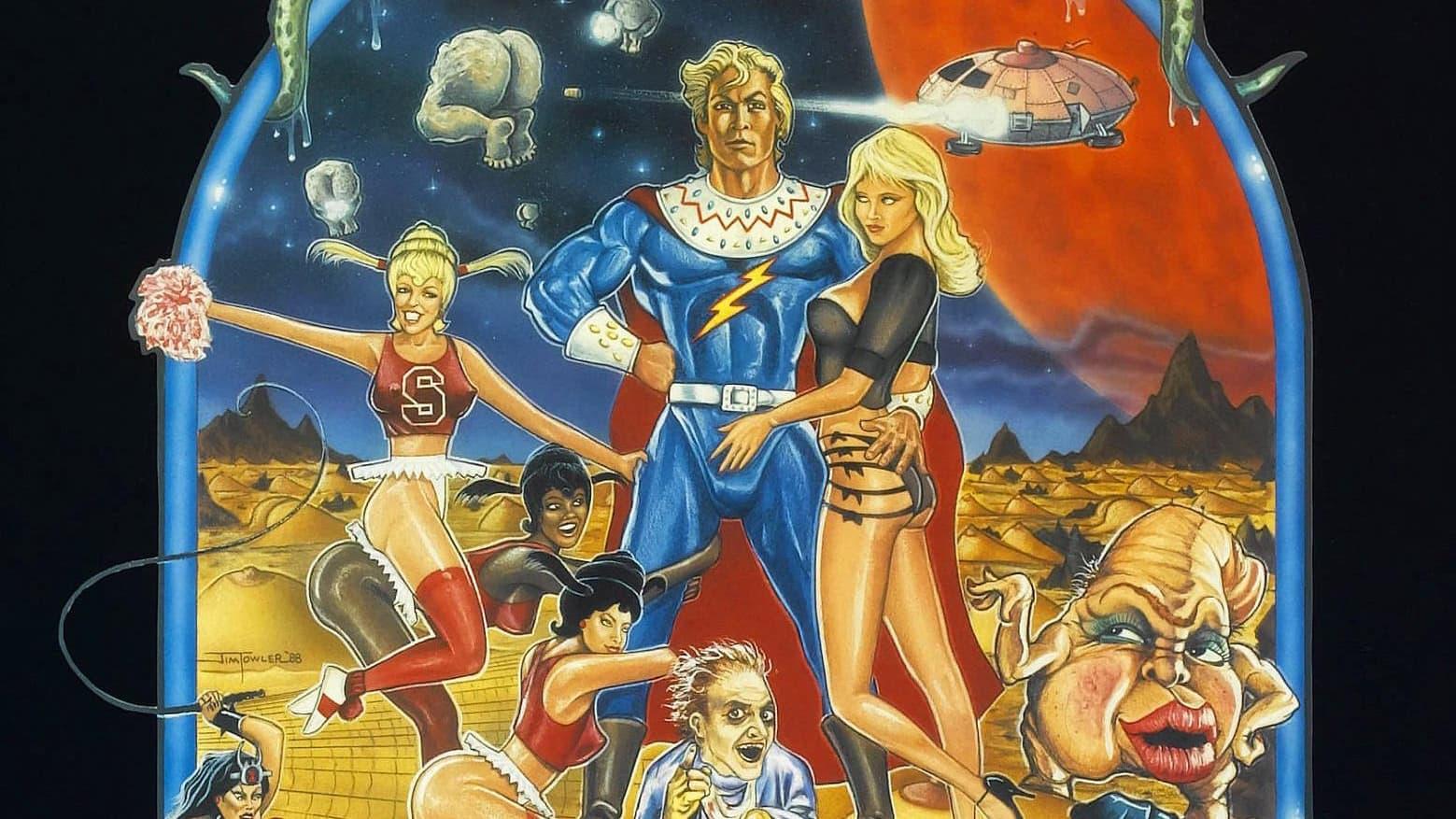 Backdrop for Flesh Gordon Meets the Cosmic Cheerleaders