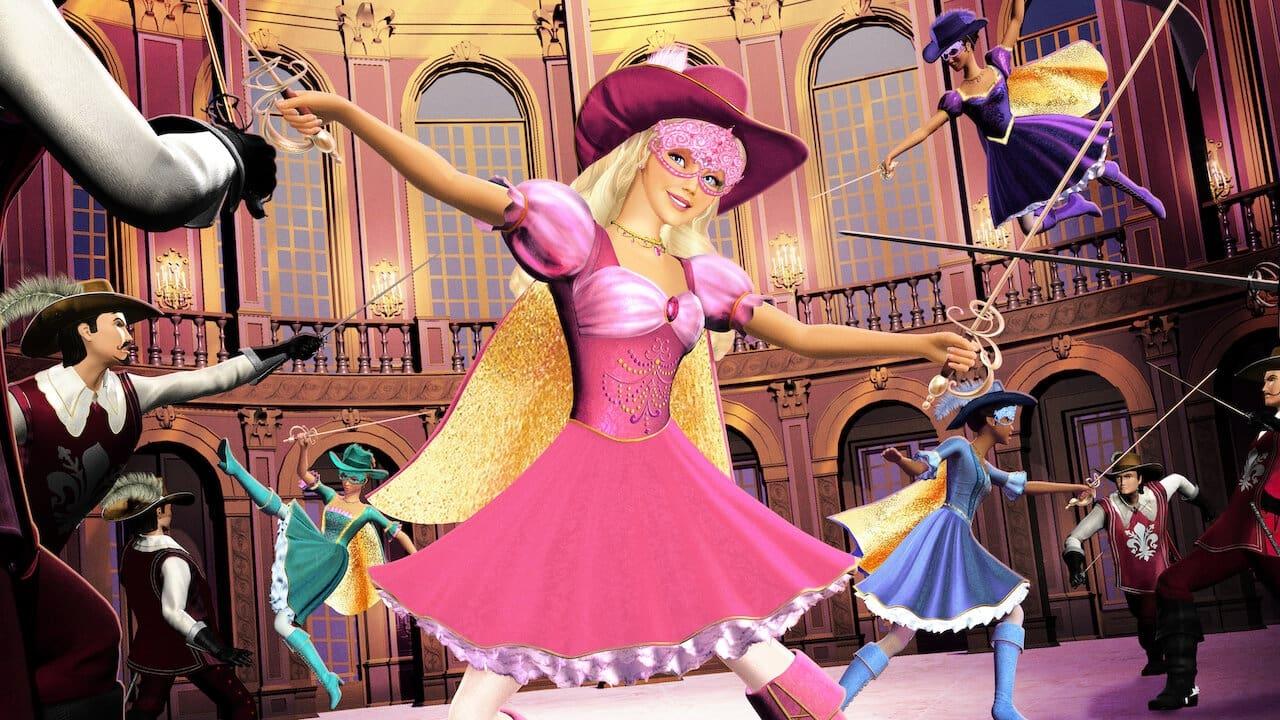 Backdrop for Barbie and the Three Musketeers