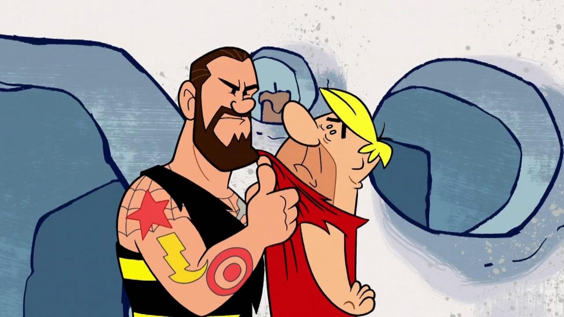 Backdrop for The Flintstones and WWE: Stone Age SmackDown!