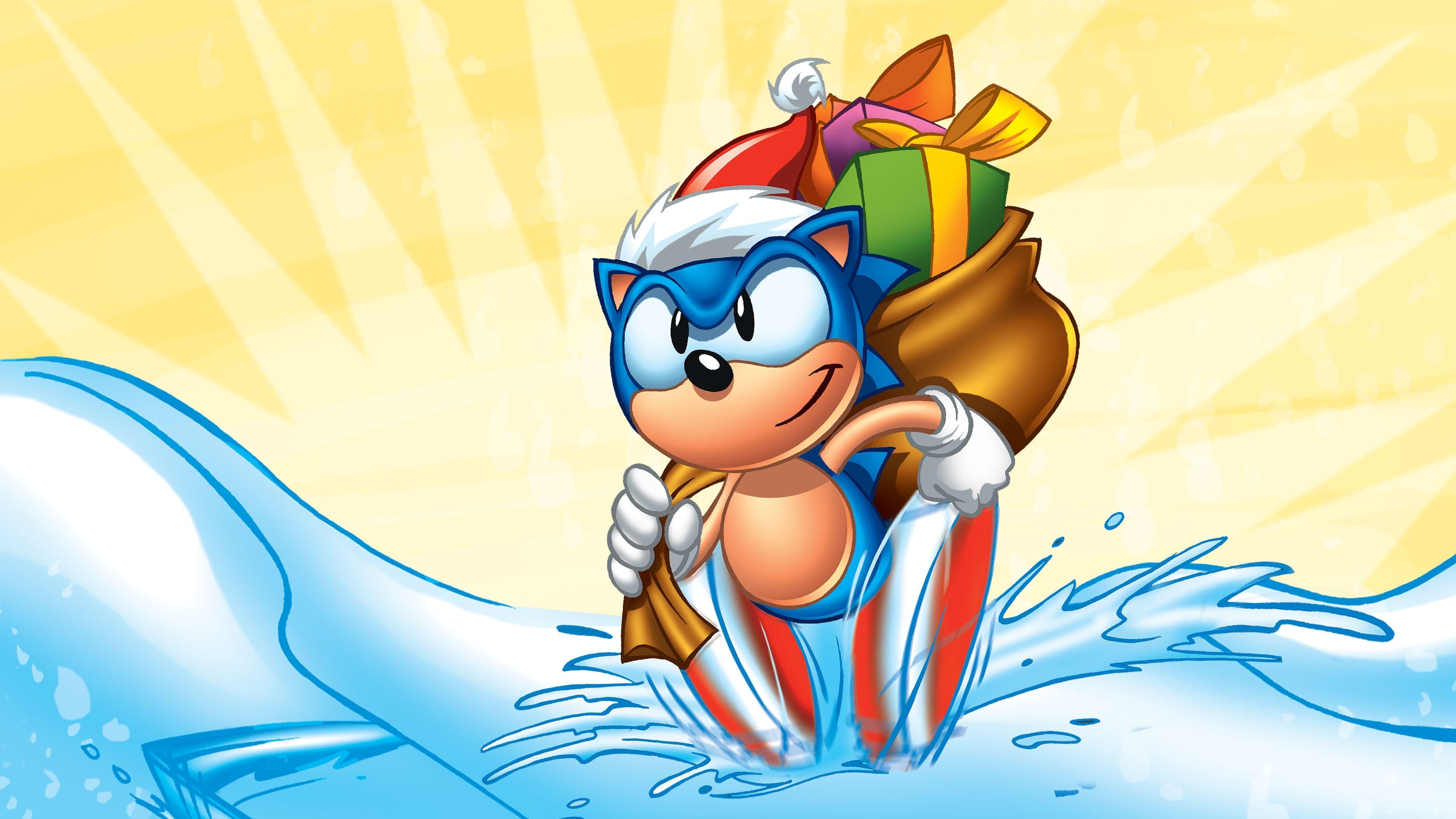 Backdrop for Sonic Christmas Blast