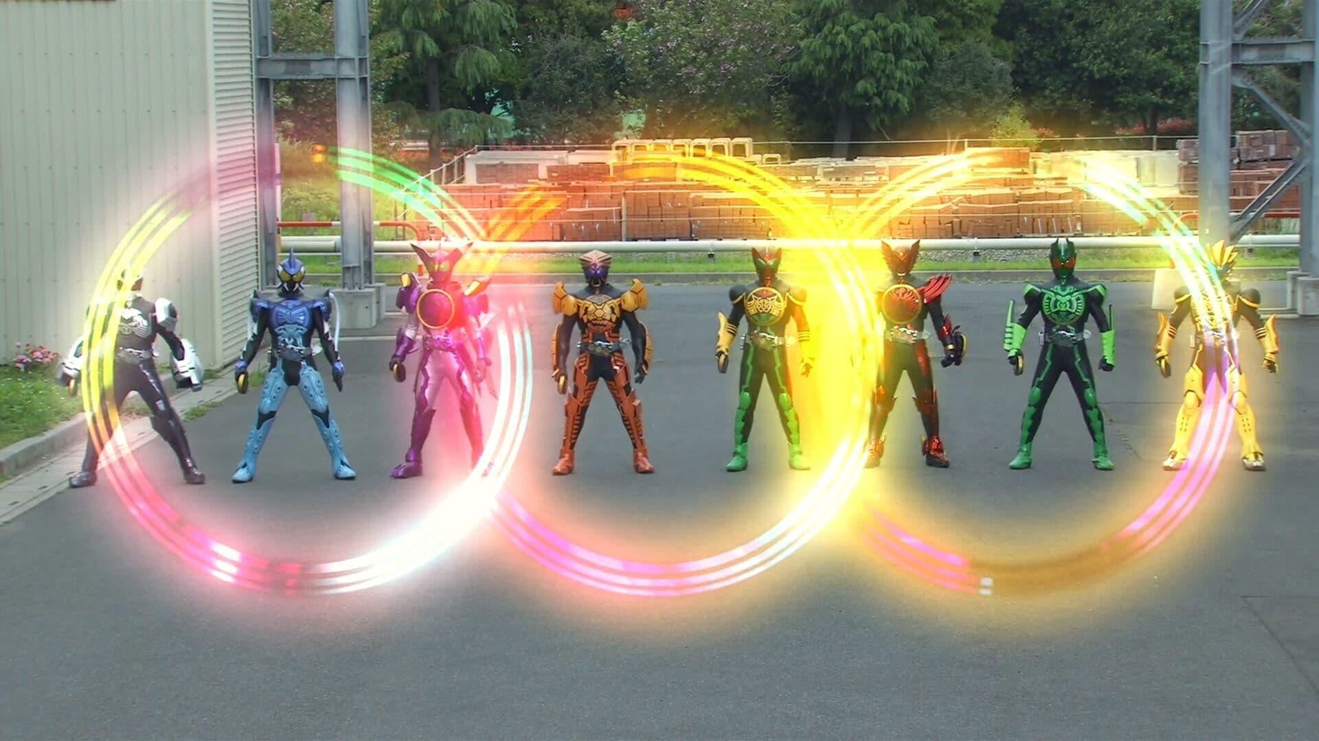 Backdrop for Kamen Rider OOO Wonderful: The Shogun and the 21 Core Medals