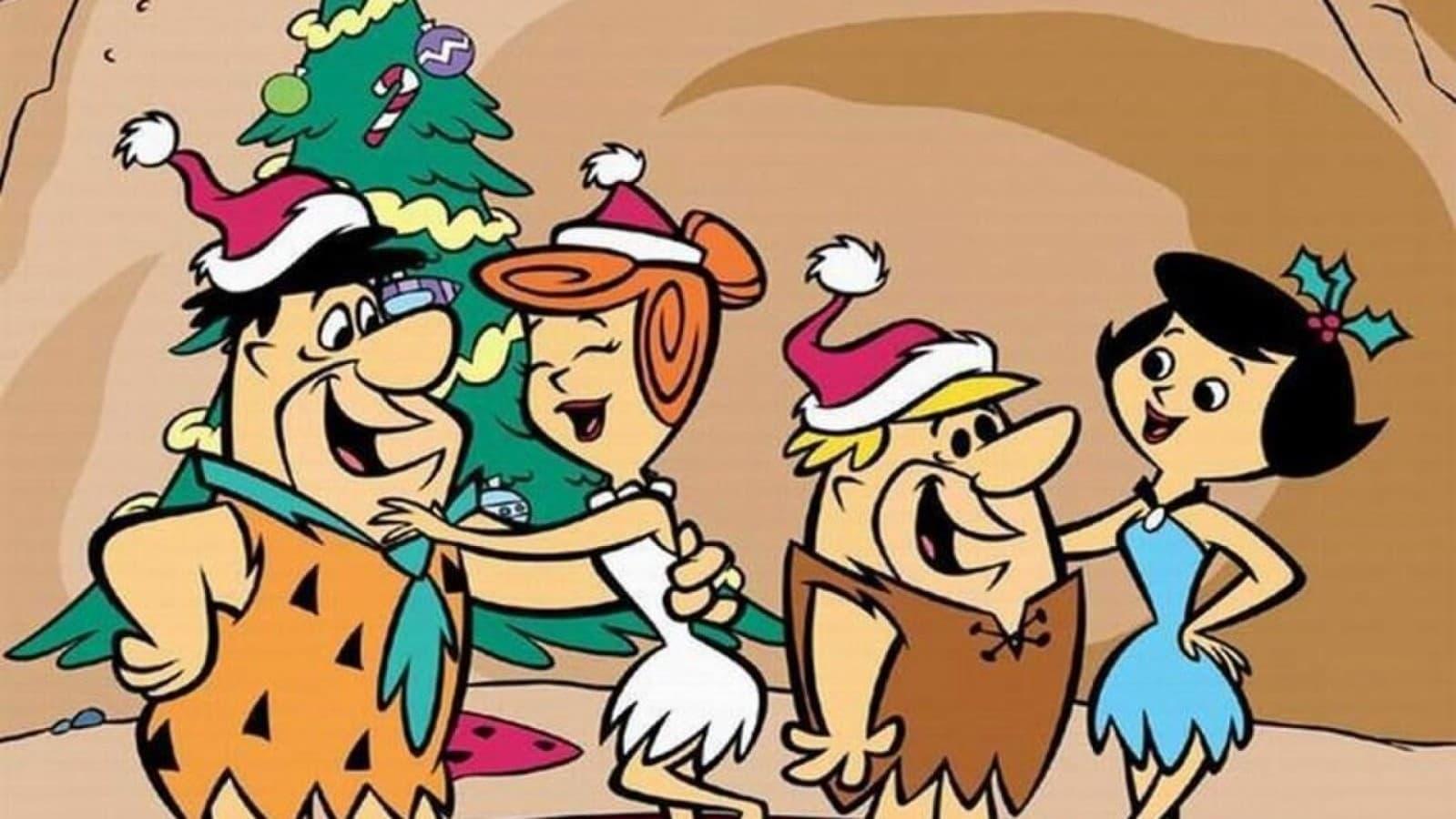 Backdrop for A Flintstone Christmas