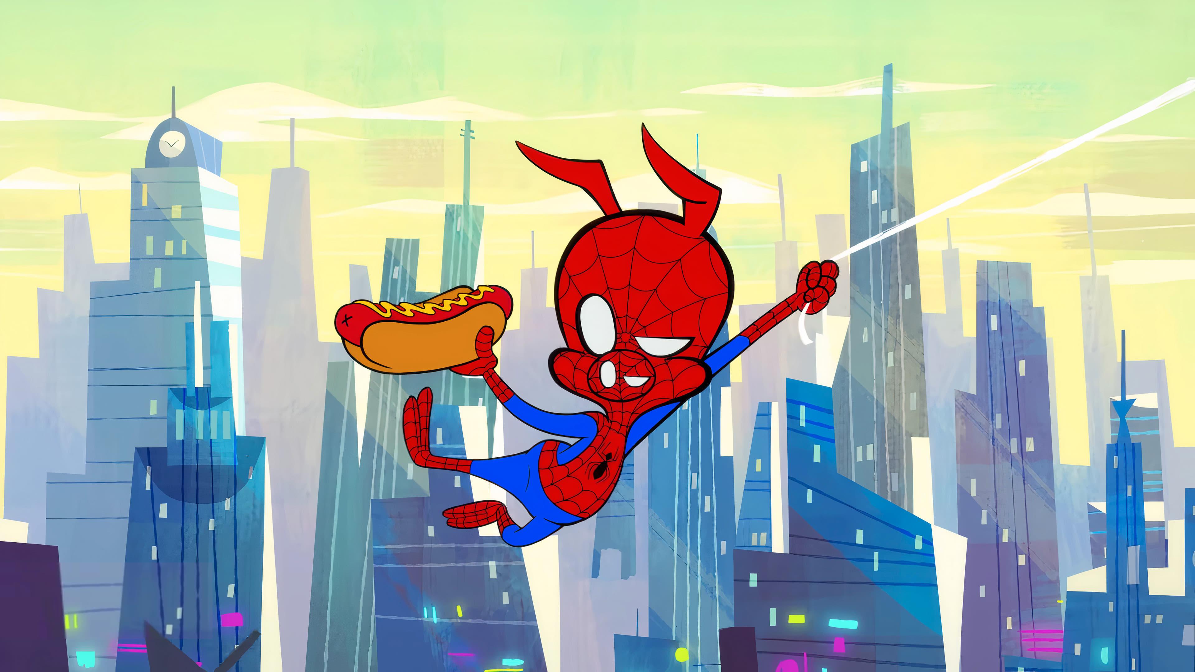 Backdrop for Spider-Ham: Caught in a Ham