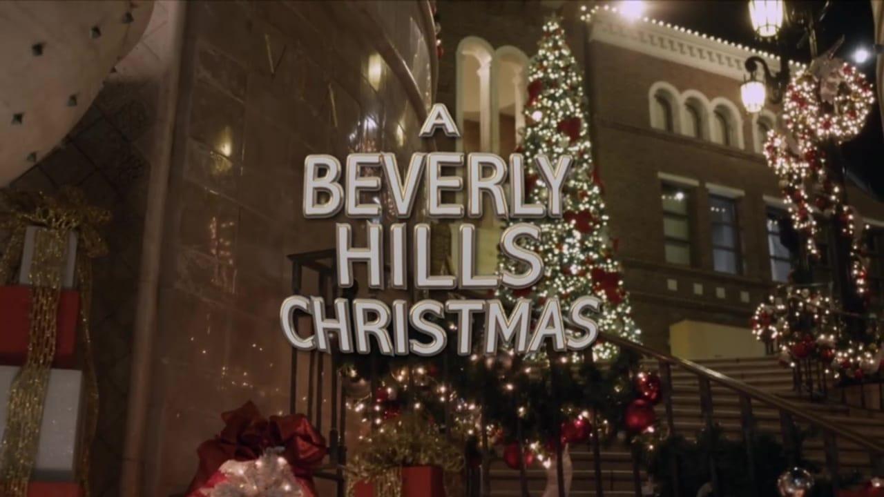 Backdrop for Beverly Hills Christmas