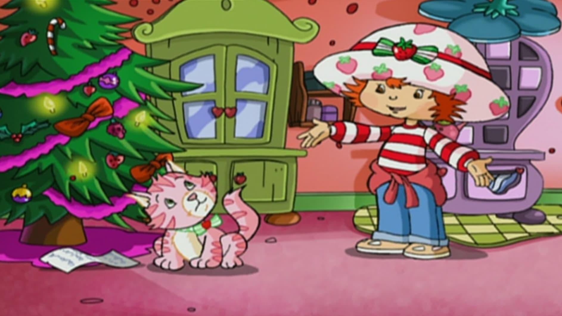 Backdrop for Strawberry Shortcake: Berry, Merry Christmas