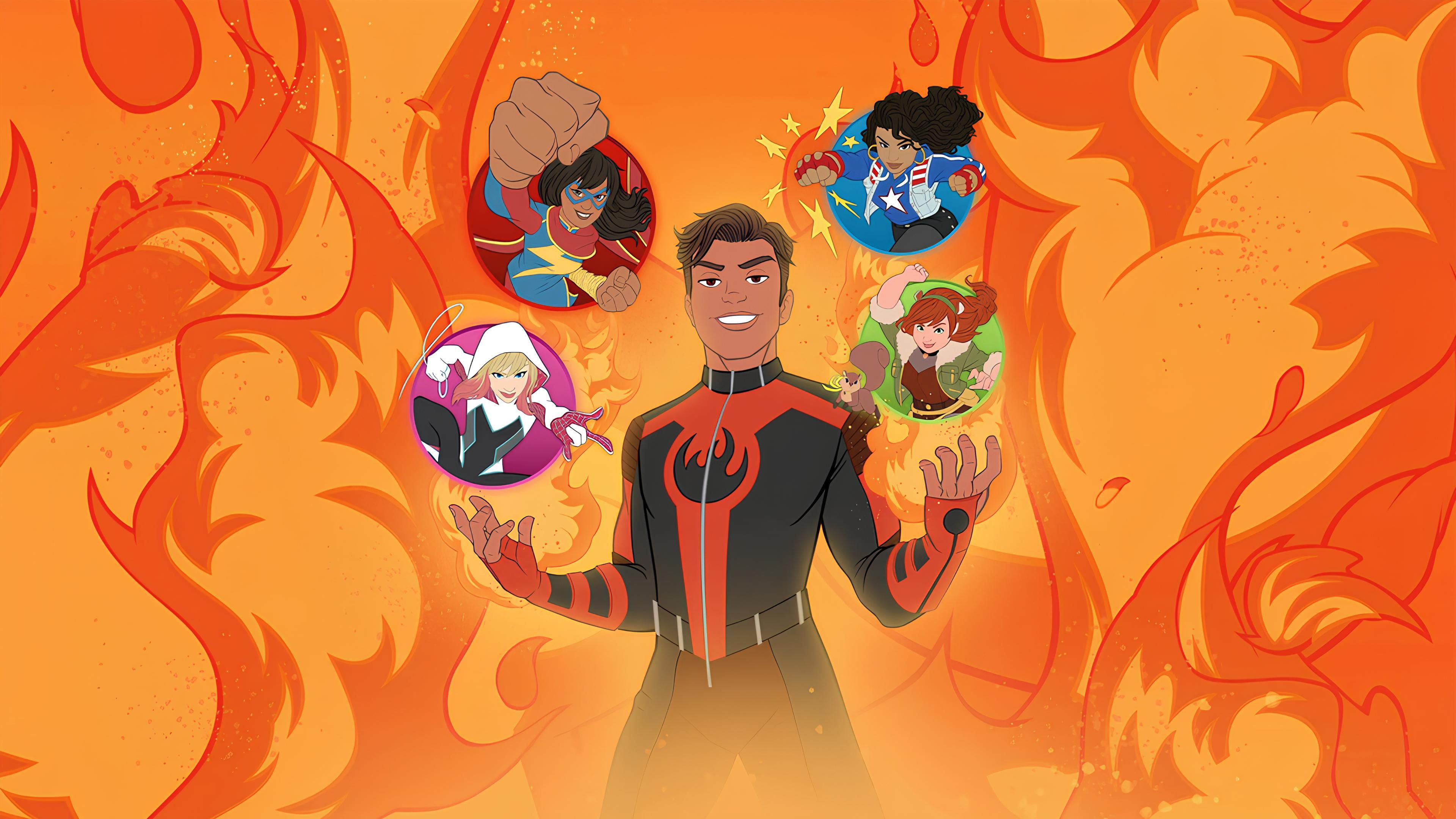 Backdrop for Marvel Rising: Playing with Fire