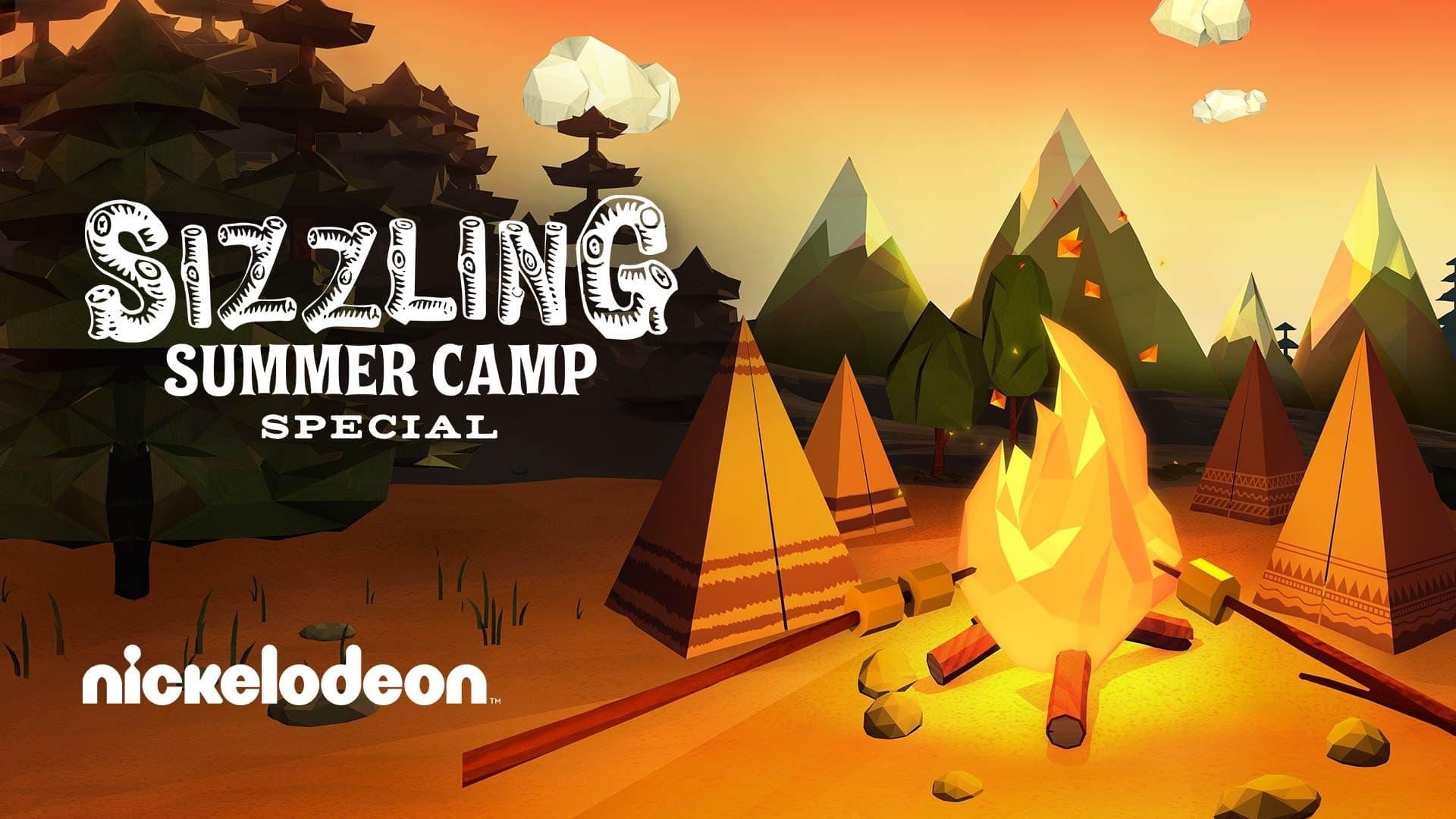 Backdrop for Nickelodeon's Sizzling Summer Camp Special