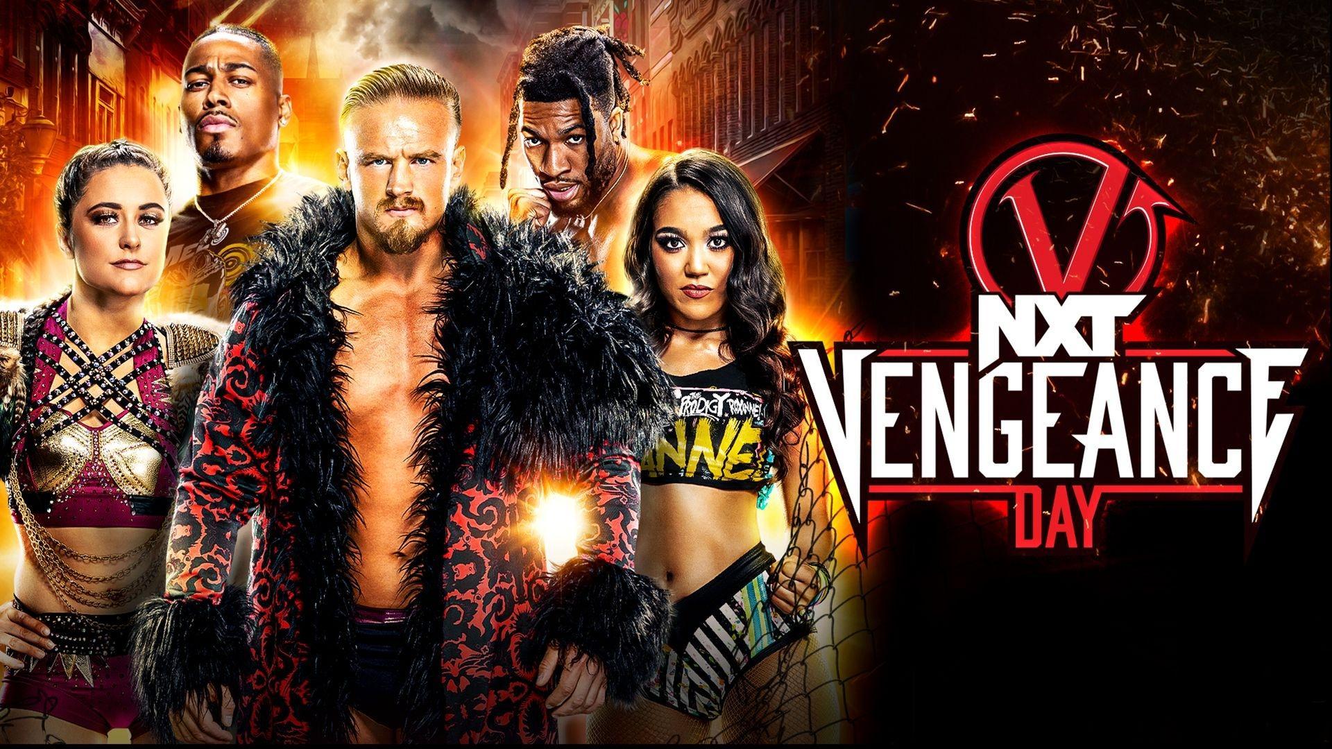 Backdrop for NXT Vengeance Day 2024