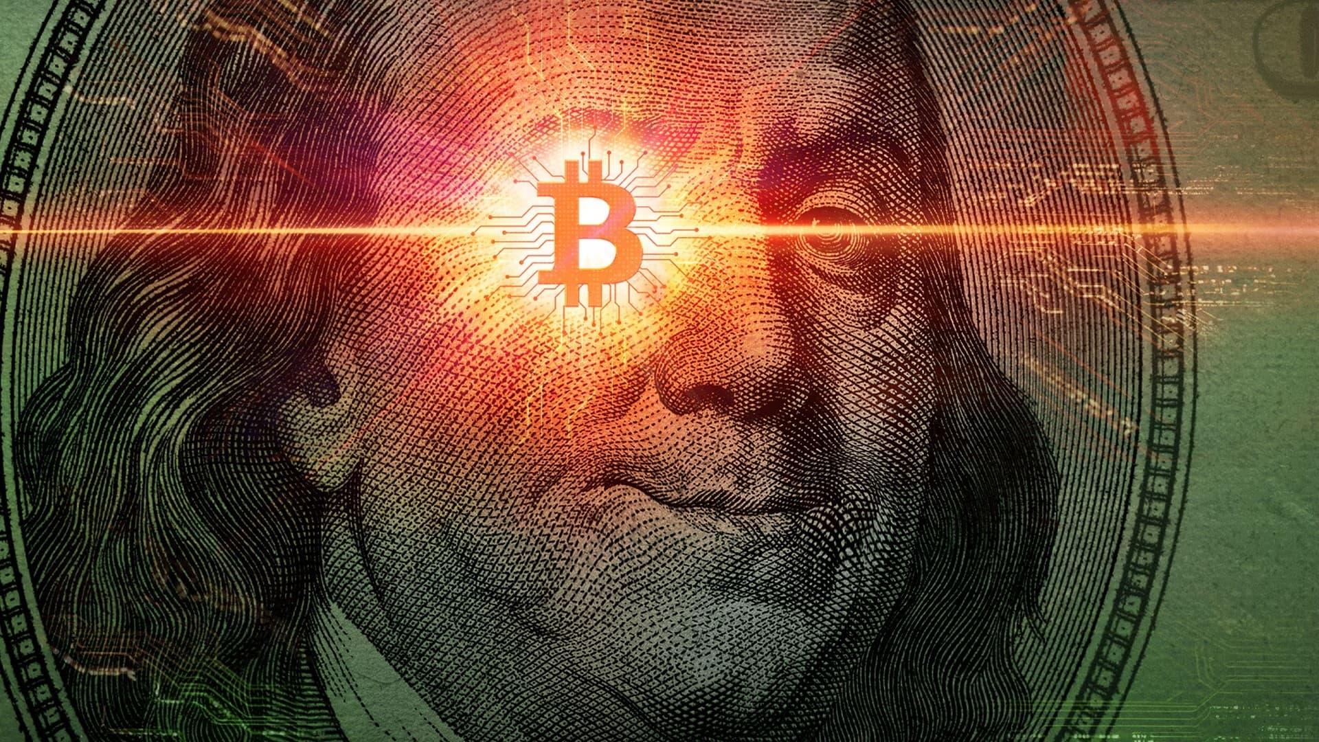 Backdrop for Money Electric: The Bitcoin Mystery