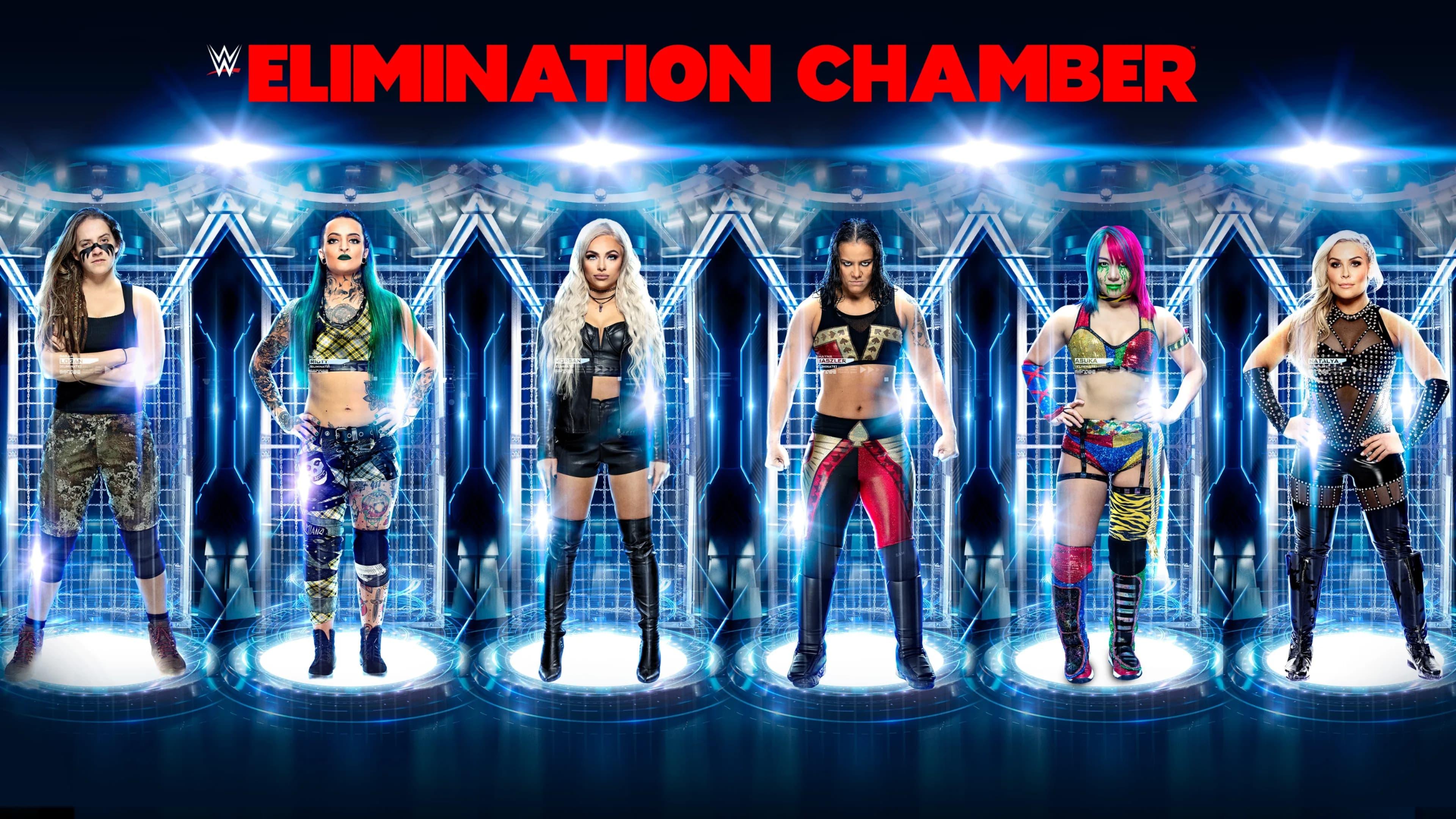 Backdrop for WWE Elimination Chamber 2020