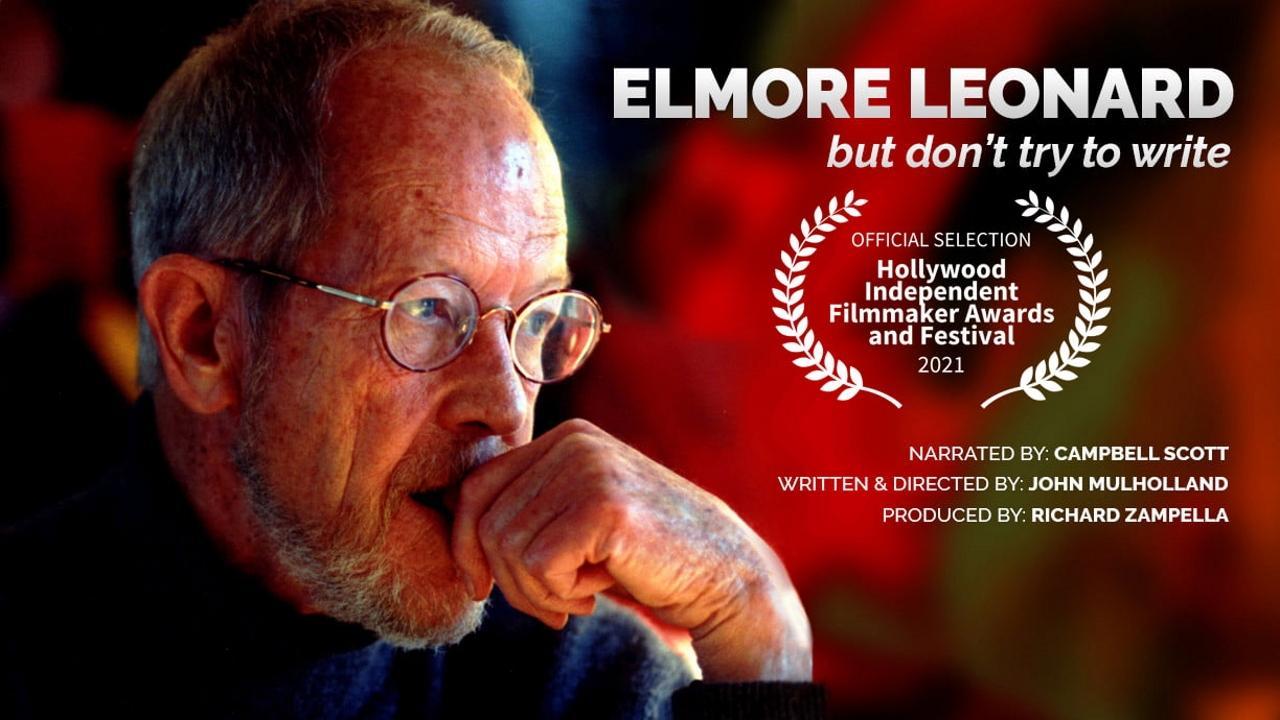 Backdrop for Elmore Leonard: "But Don't Try to Write"