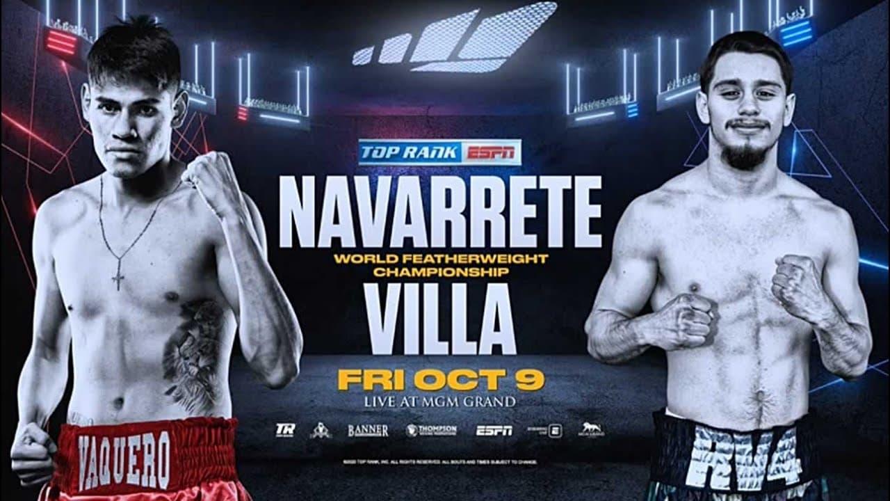 Backdrop for Emanuel Navarrete vs. Ruben Villa