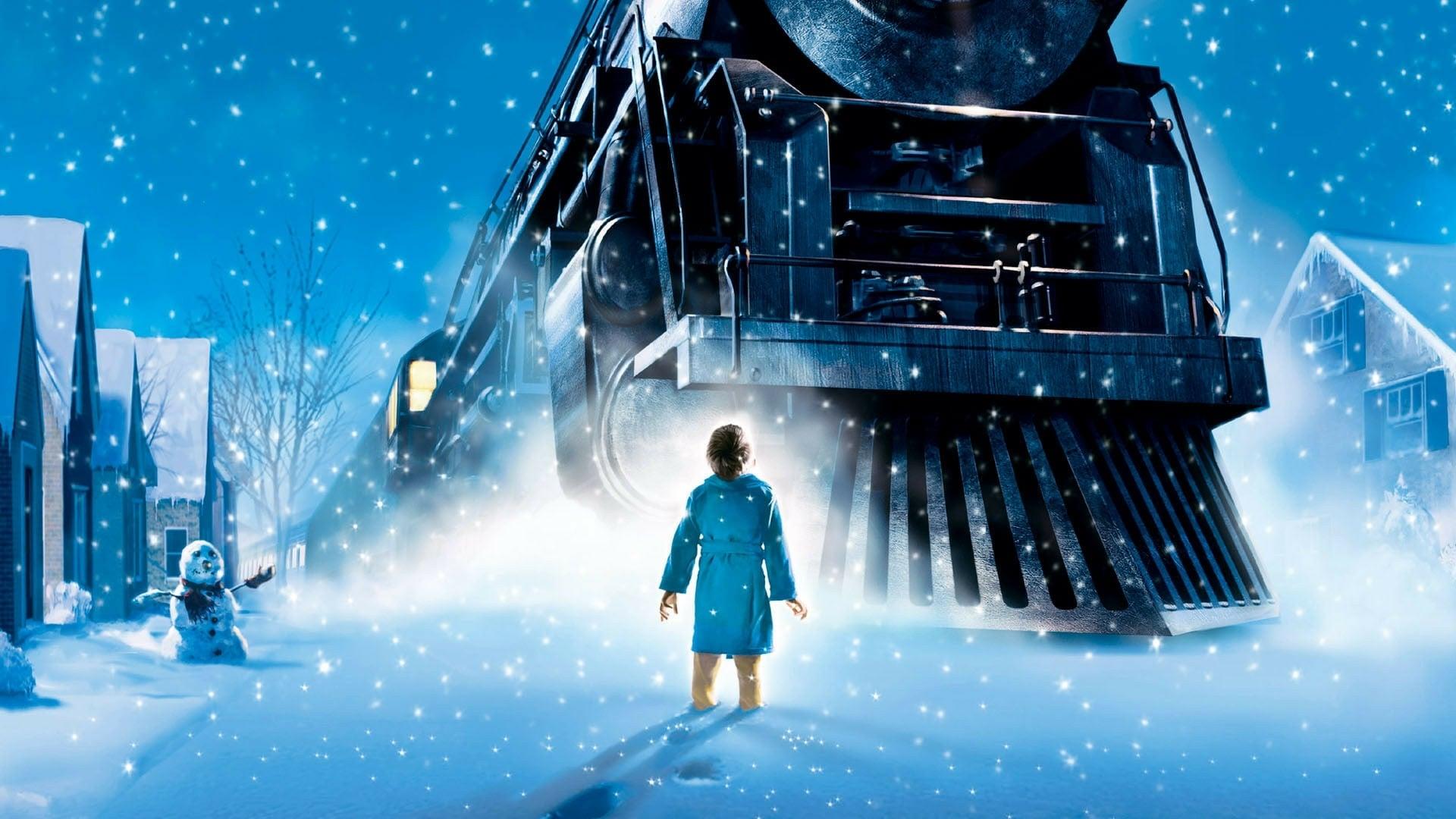 Backdrop for The Polar Express