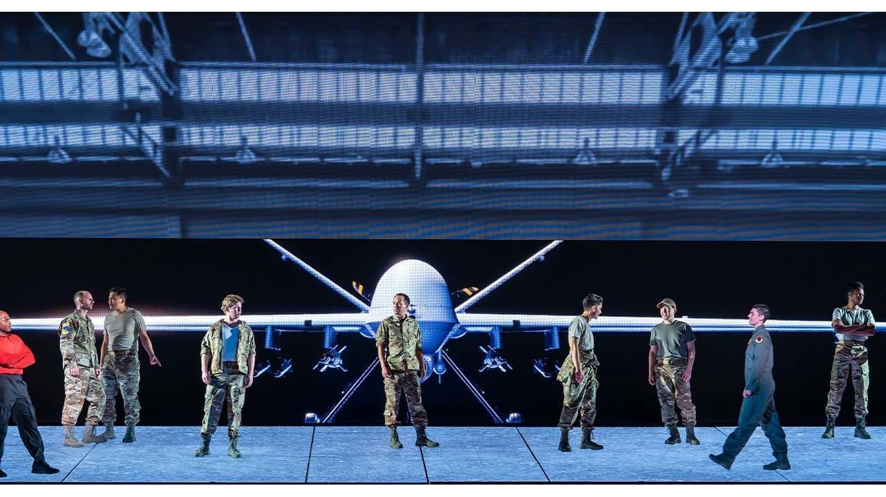 Backdrop for The Metropolitan Opera: Grounded