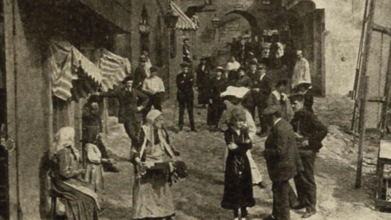 Backdrop for A Child of the Paris Streets