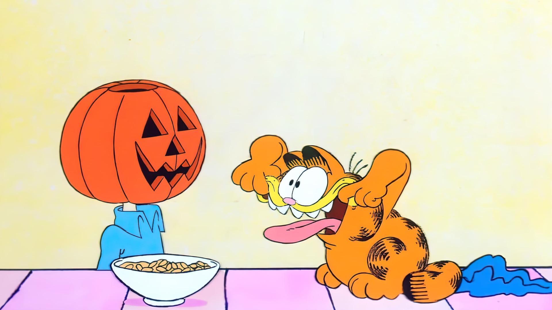 Backdrop for Garfield's Halloween Adventure