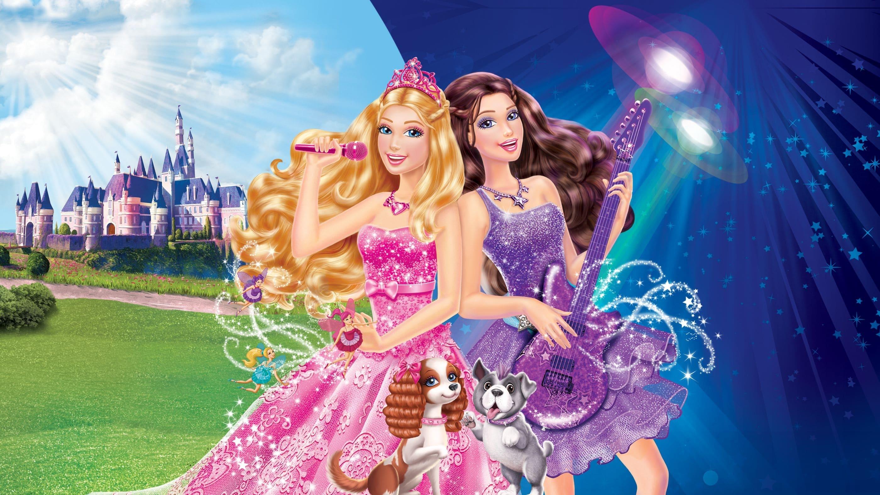 Backdrop for Barbie: The Princess & the Popstar