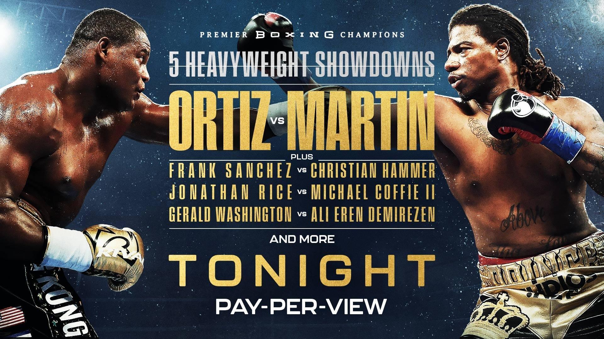 Backdrop for Luis Ortiz vs. Charles Martin