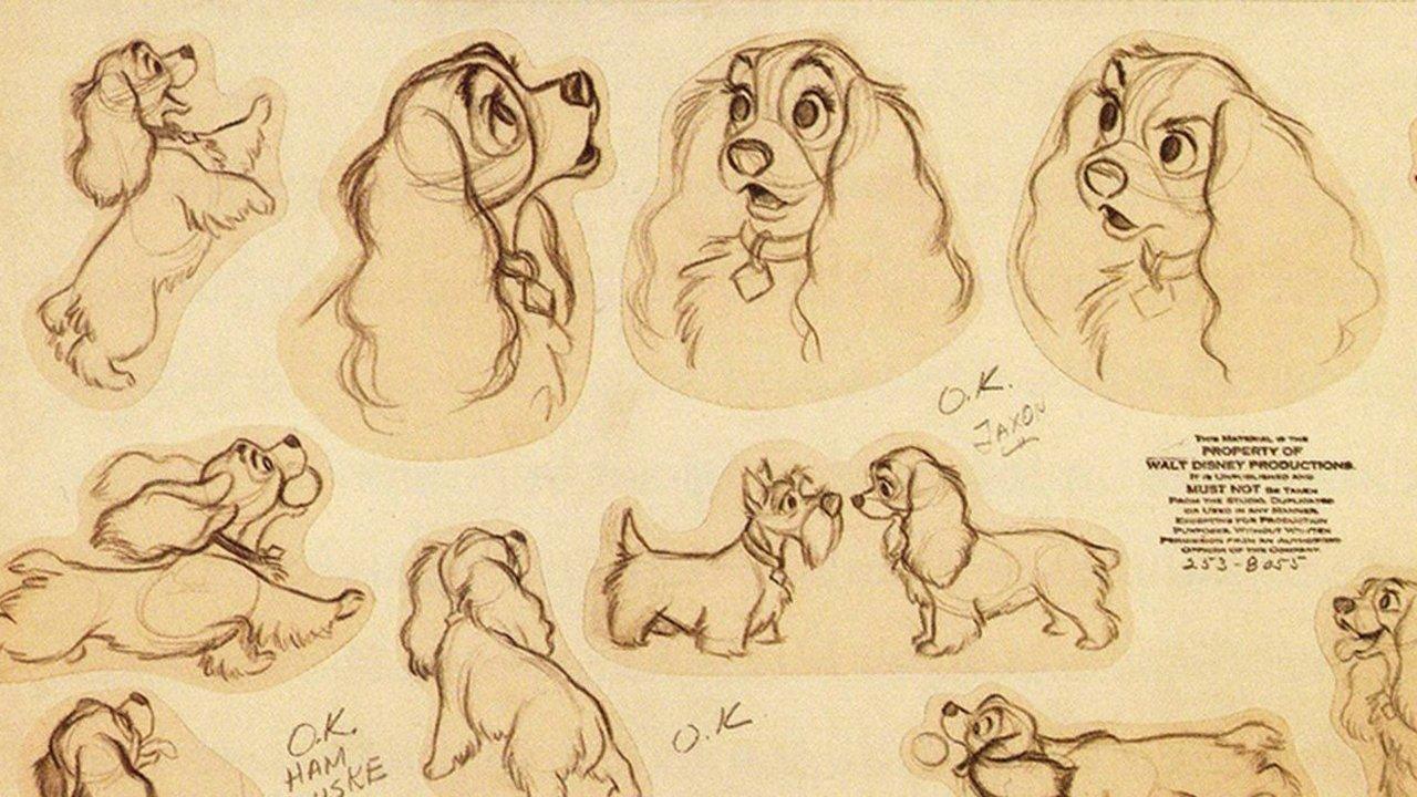 Backdrop for Lady's Pedigree: The Making of Lady and the Tramp