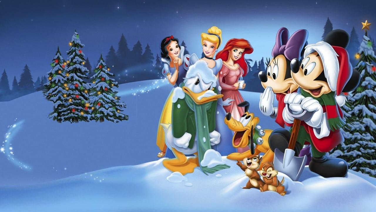 Backdrop for Mickey's Magical Christmas: Snowed in at the House of Mouse