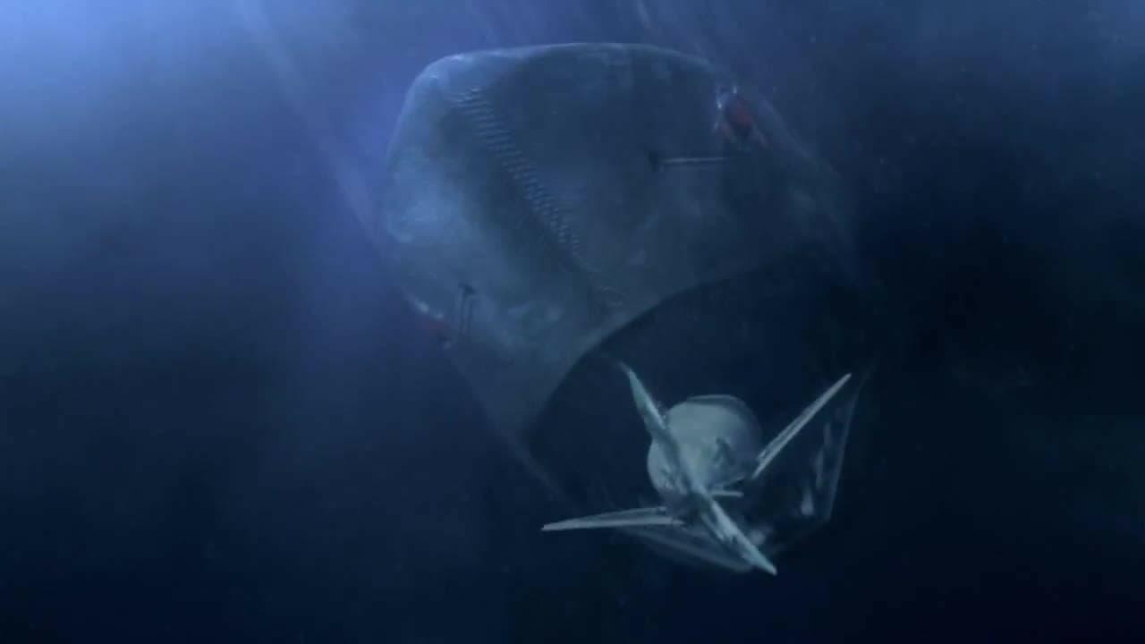 Backdrop for Mega Shark vs. Mecha Shark