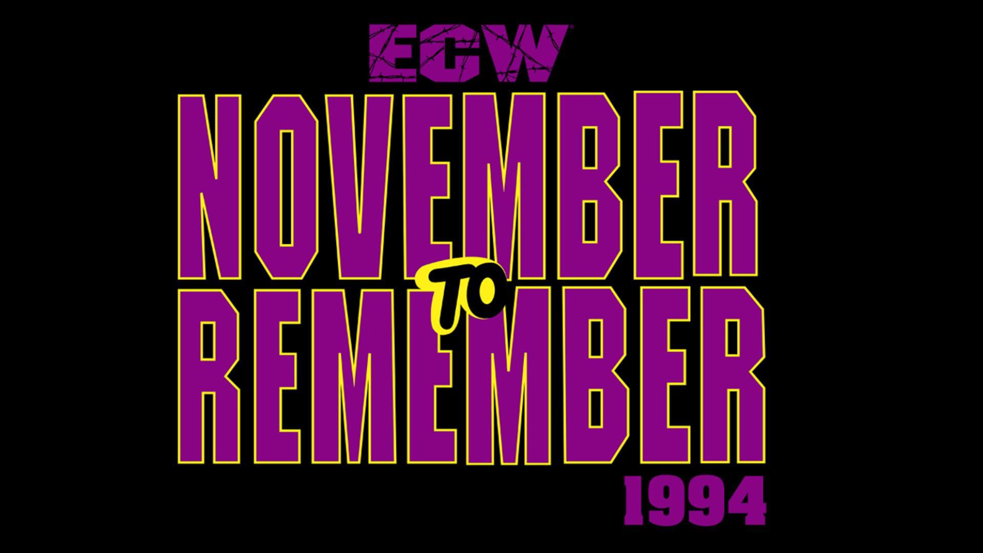 Backdrop for ECW November to Remember 1994