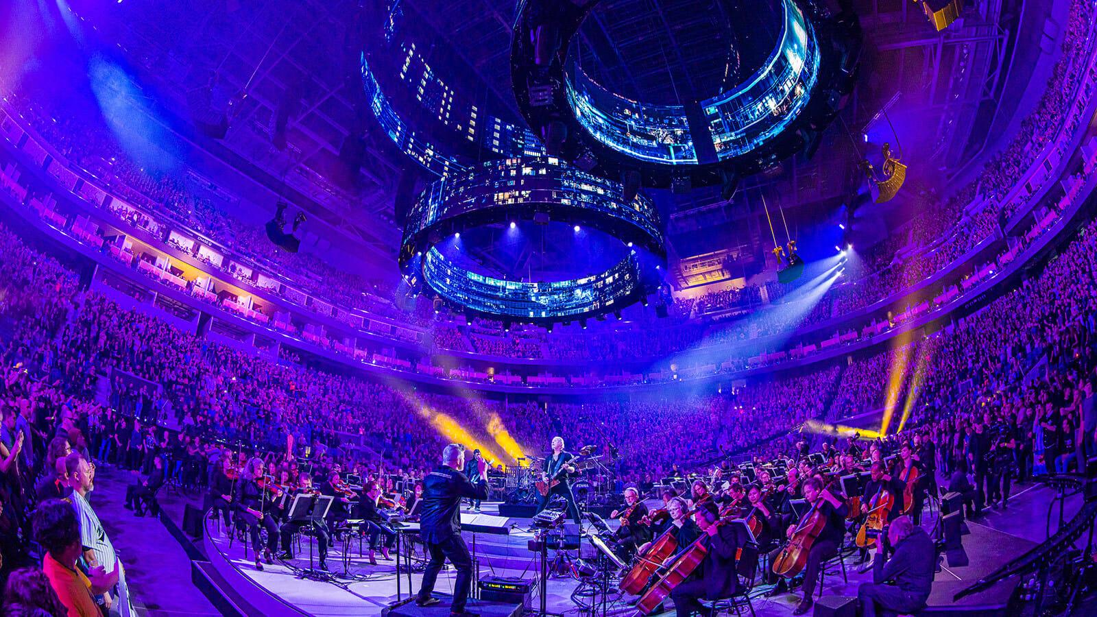 Backdrop for Metallica and San Francisco Symphony: S&M2