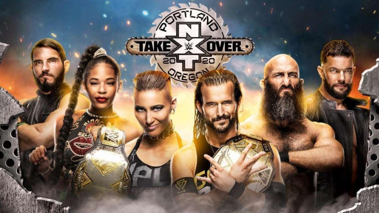 Backdrop for NXT TakeOver: Portland