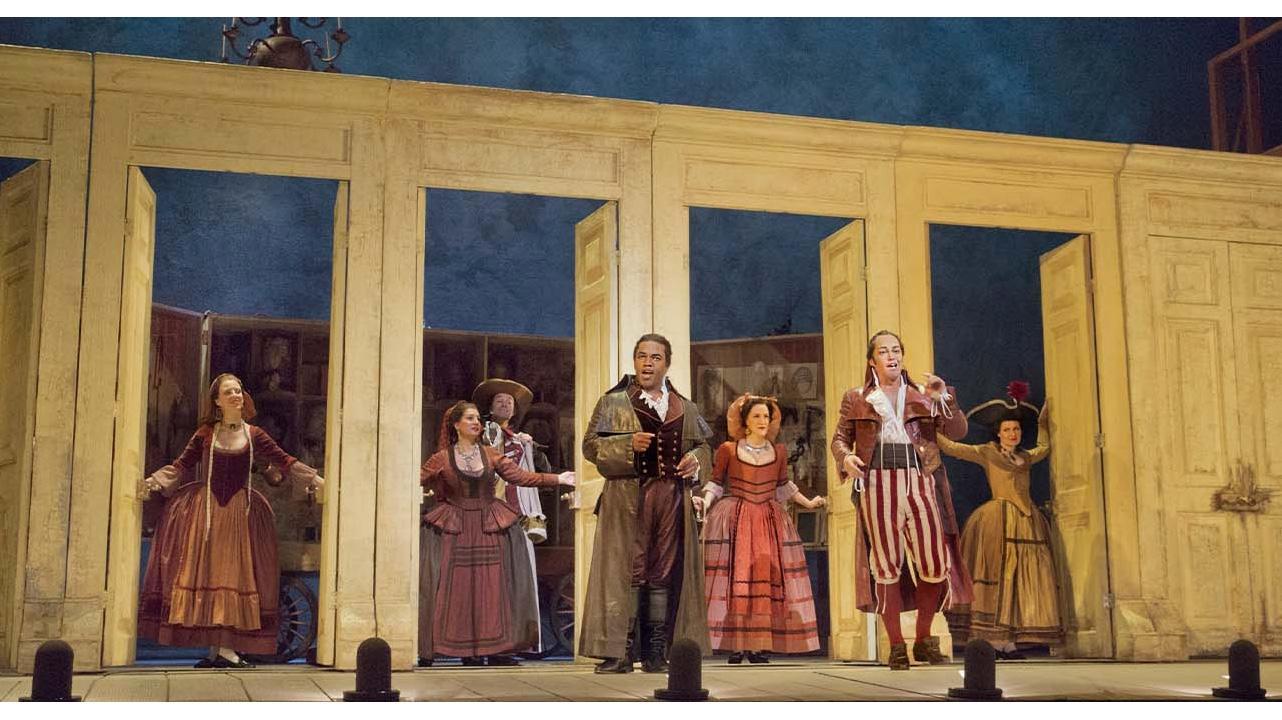 Backdrop for The Metropolitan Opera: Il Barbiere di Siviglia