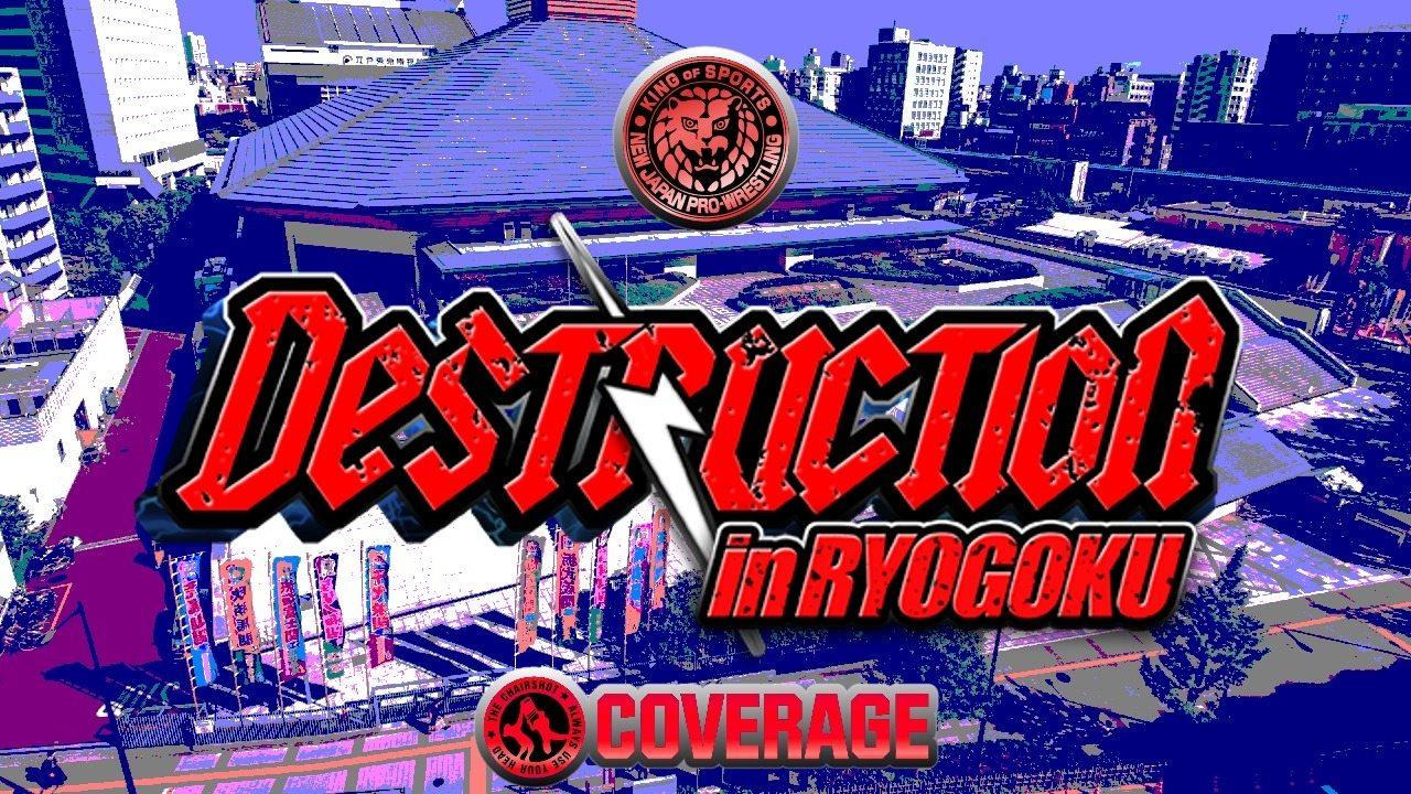 Backdrop for NJPW Destruction In Ryogoku 2023