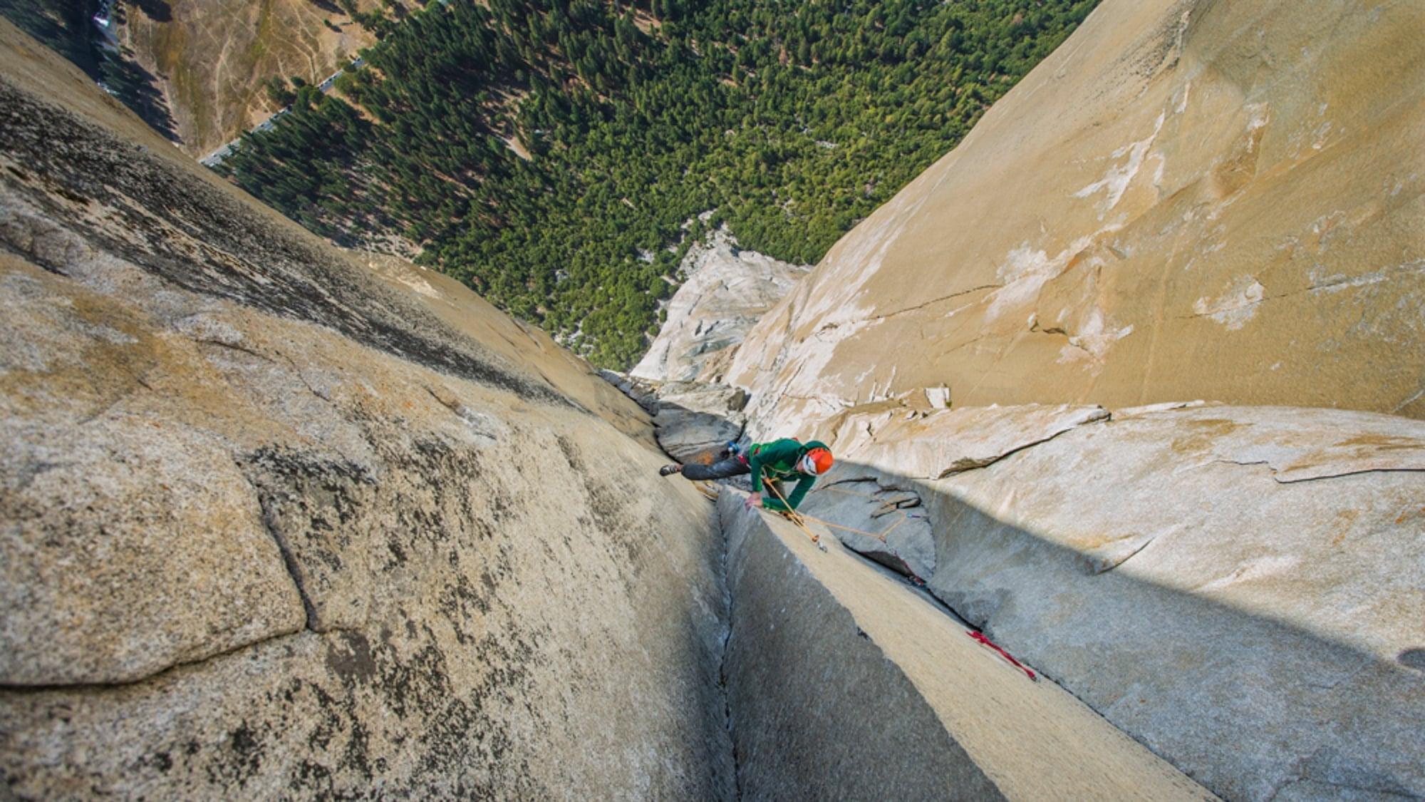 Backdrop for Climbing the Nose