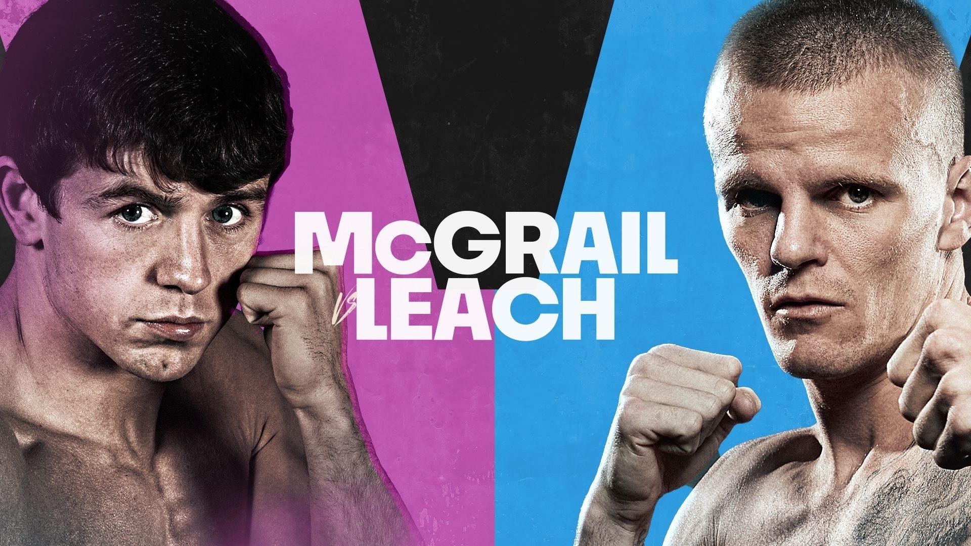 Backdrop for Peter McGrail vs. Marc Leach