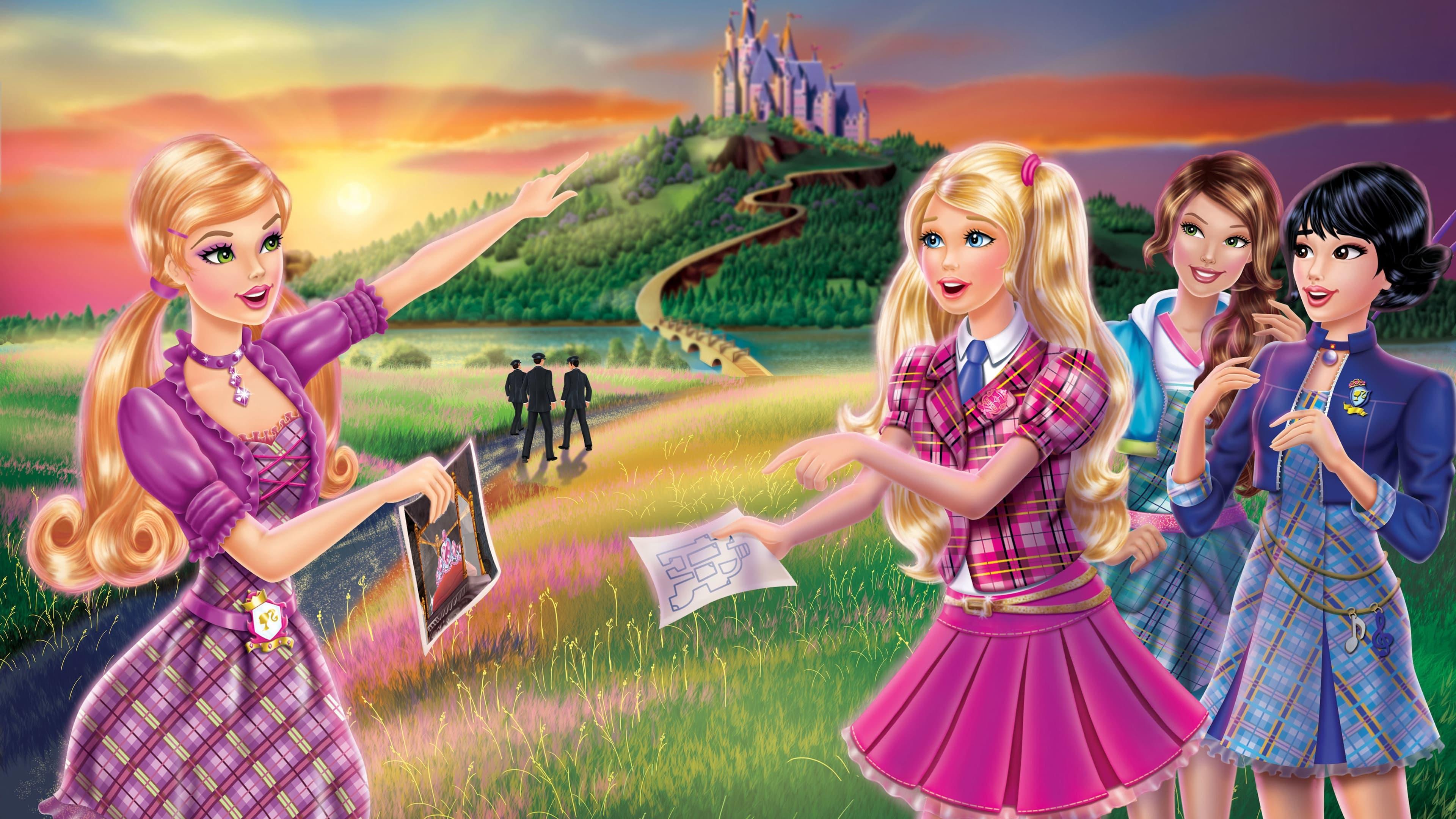 Backdrop for Barbie: Princess Charm School