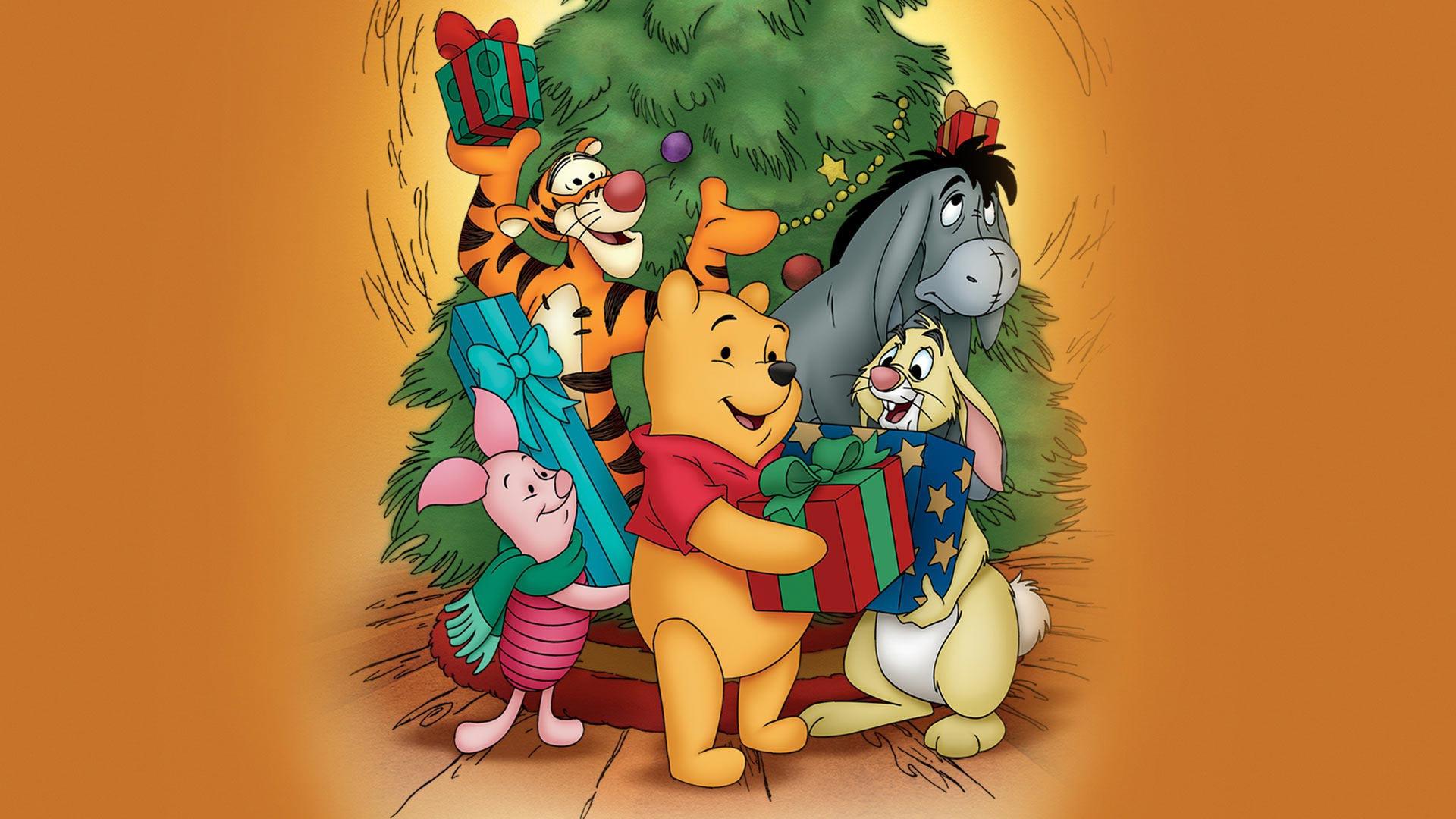 Backdrop for Winnie the Pooh: A Very Merry Pooh Year