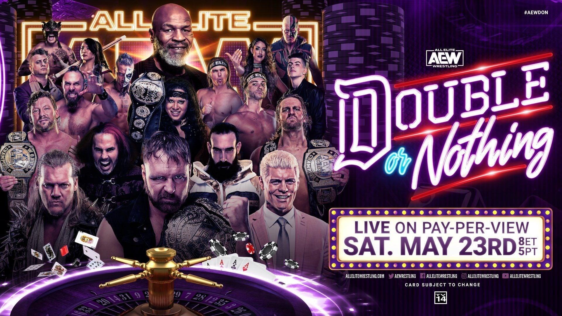 Backdrop for AEW Double or Nothing