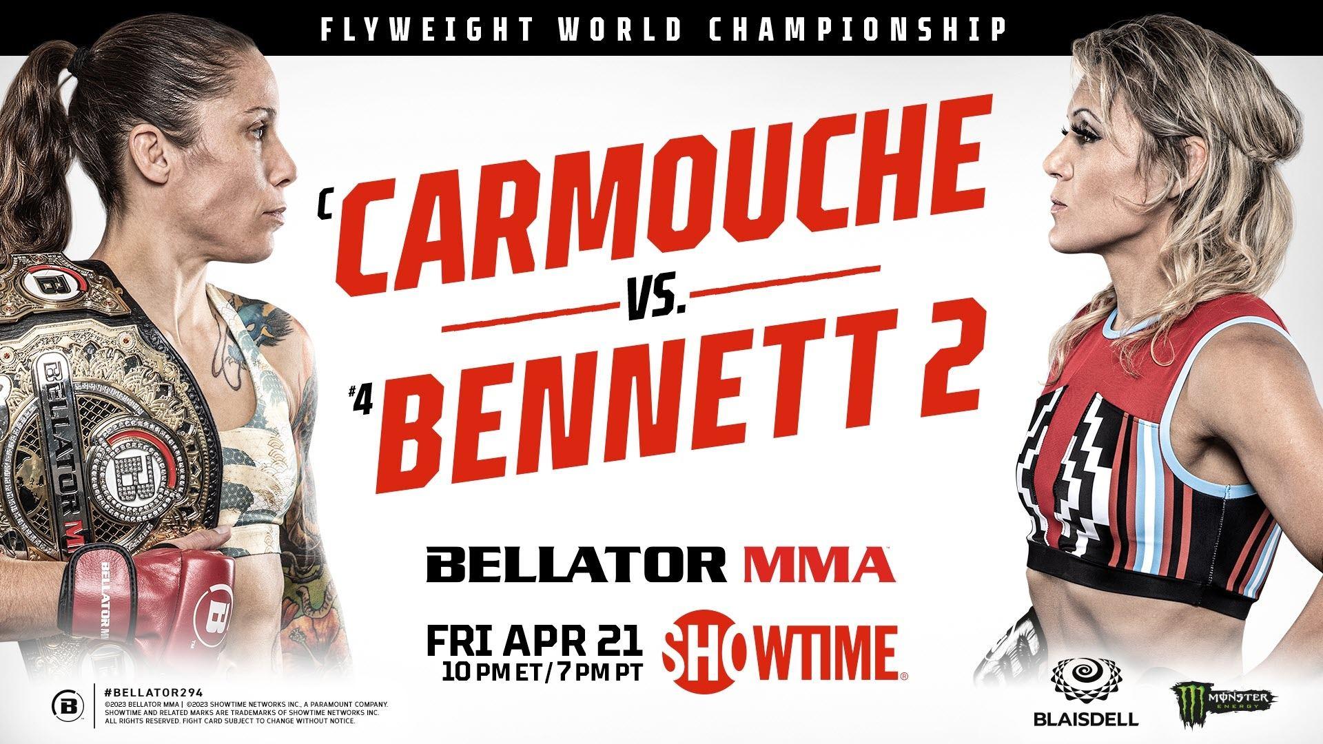 Backdrop for Bellator 294: Carmouche vs. Bennett 2