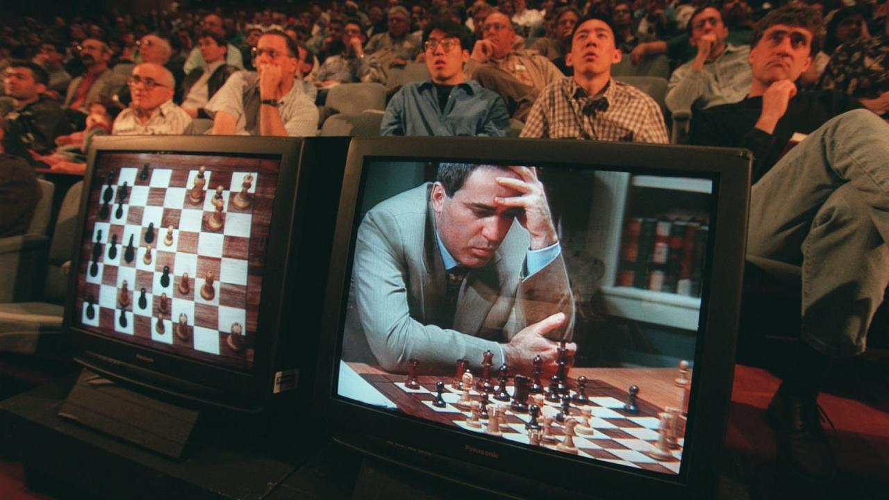 Backdrop for Game Over: Kasparov and the Machine