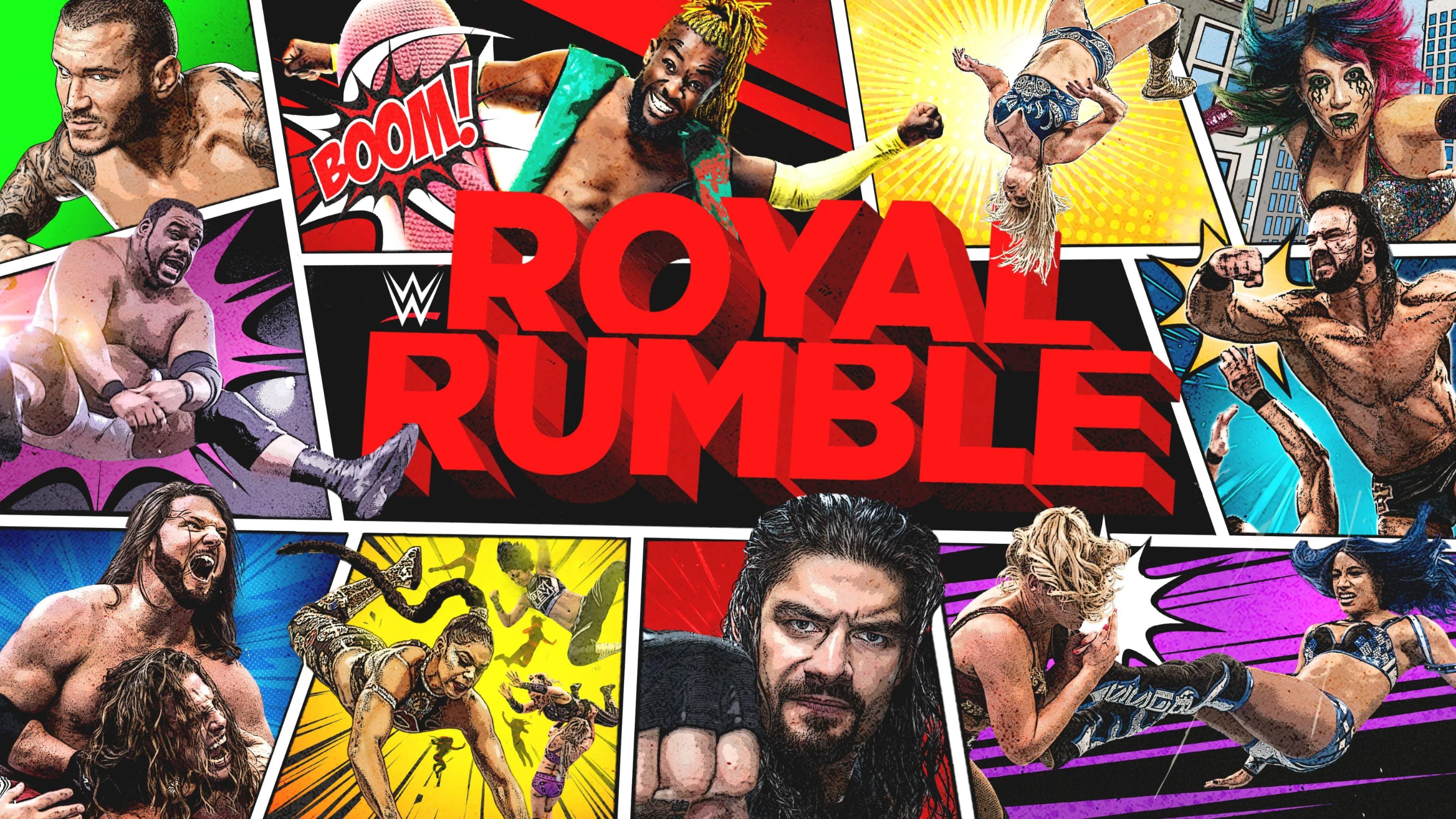 Backdrop for WWE Royal Rumble 2021